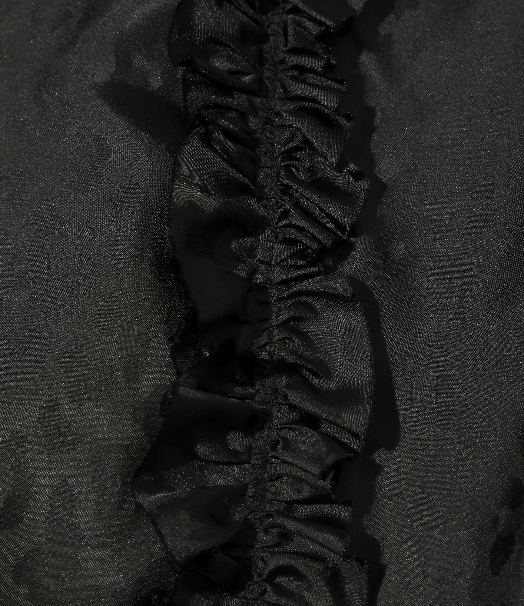 Frill Side Pants - Black - Jacquard 5 Frill Side Pants - Black - Jacquard