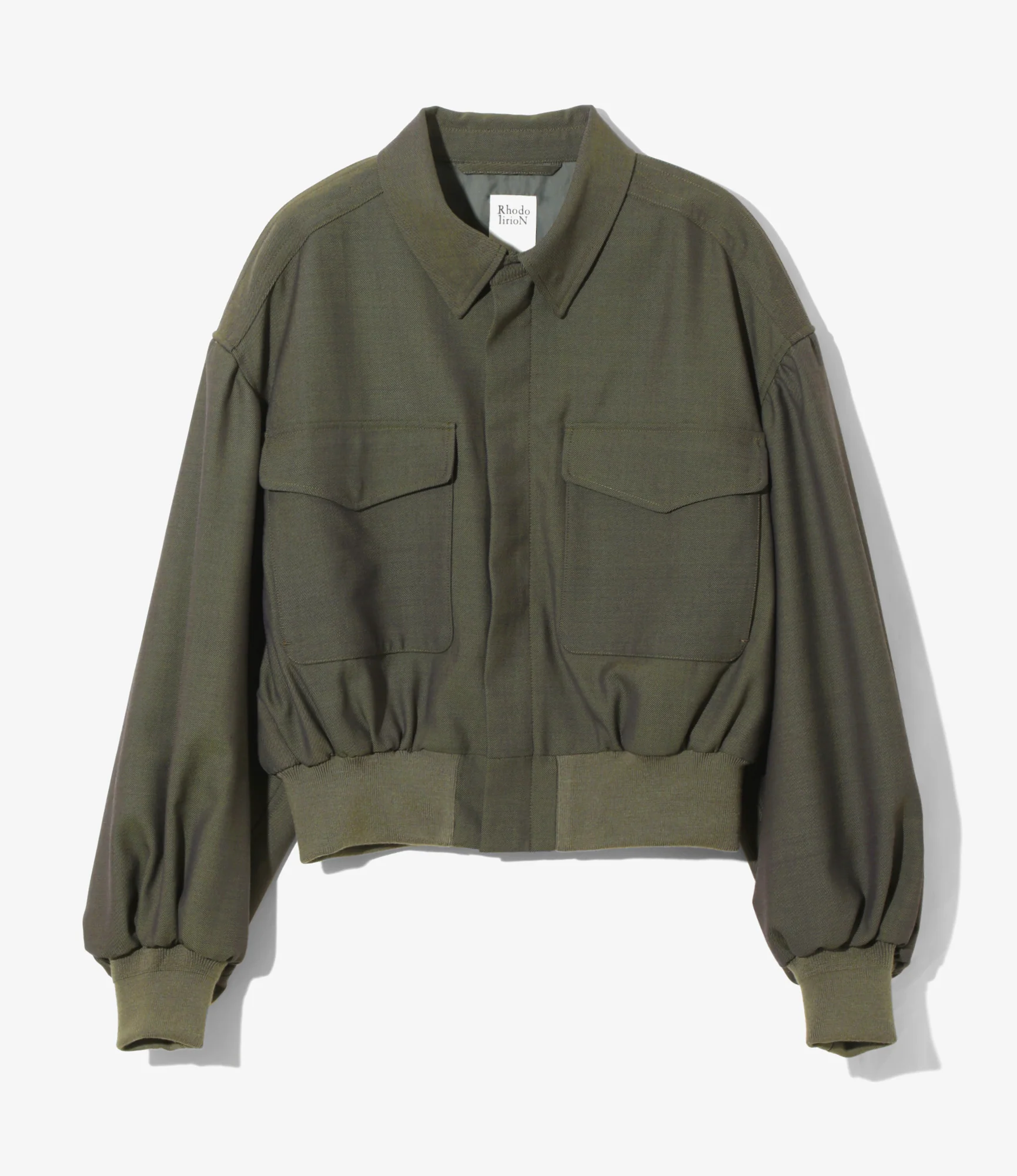 A-2 Type Jacket - Olive - Gabardine