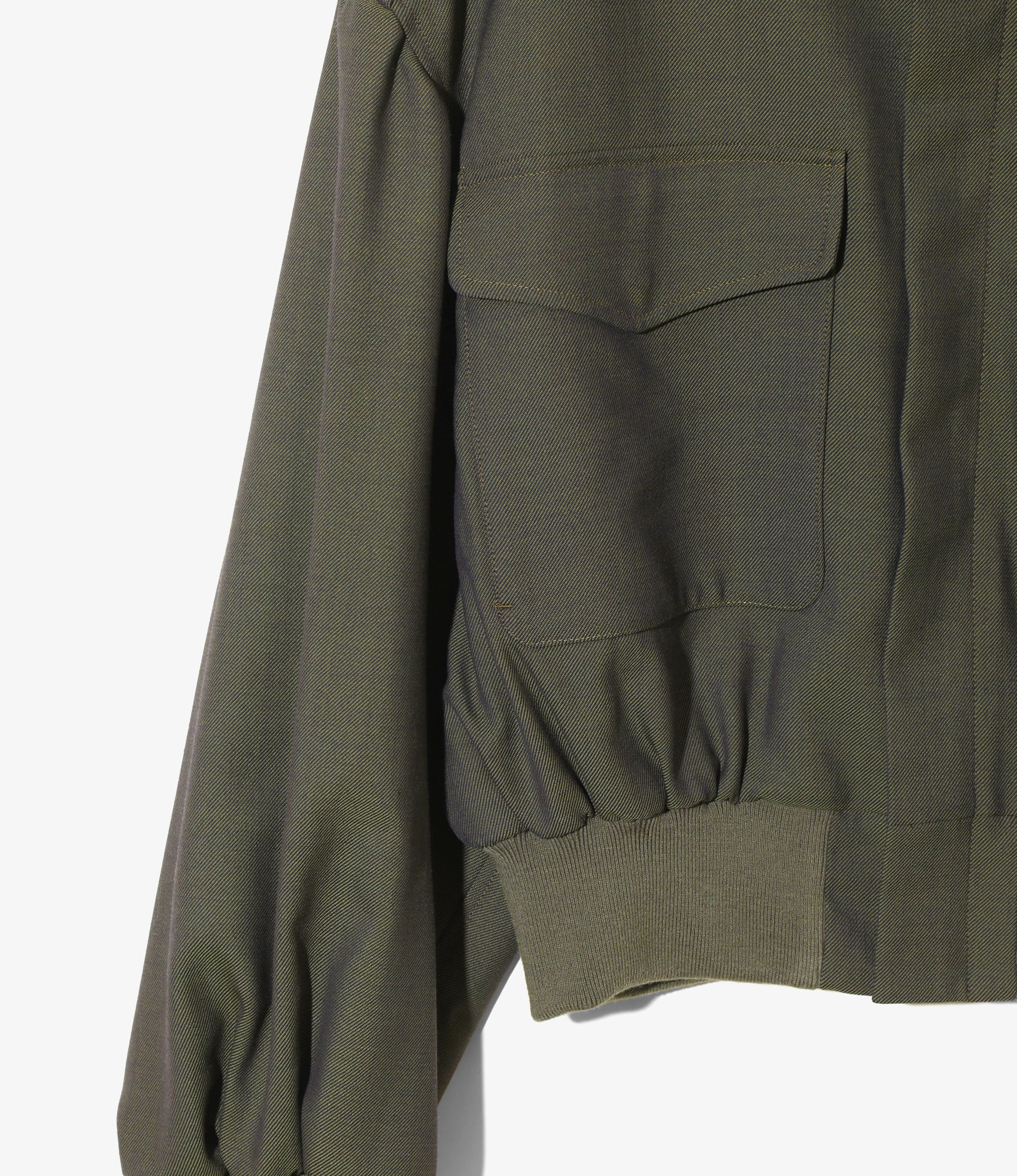 A-2 Type Jacket - Olive - Gabardine 3 A-2 Type Jacket - Olive - Gabardine