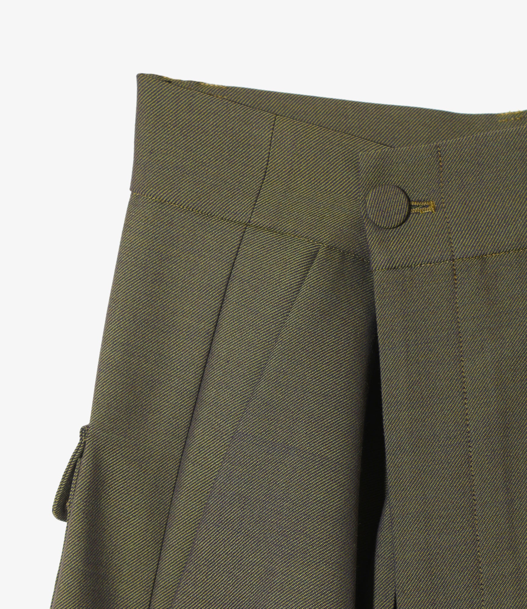 Officer Sarrouel Pants - Olive - Gabardine