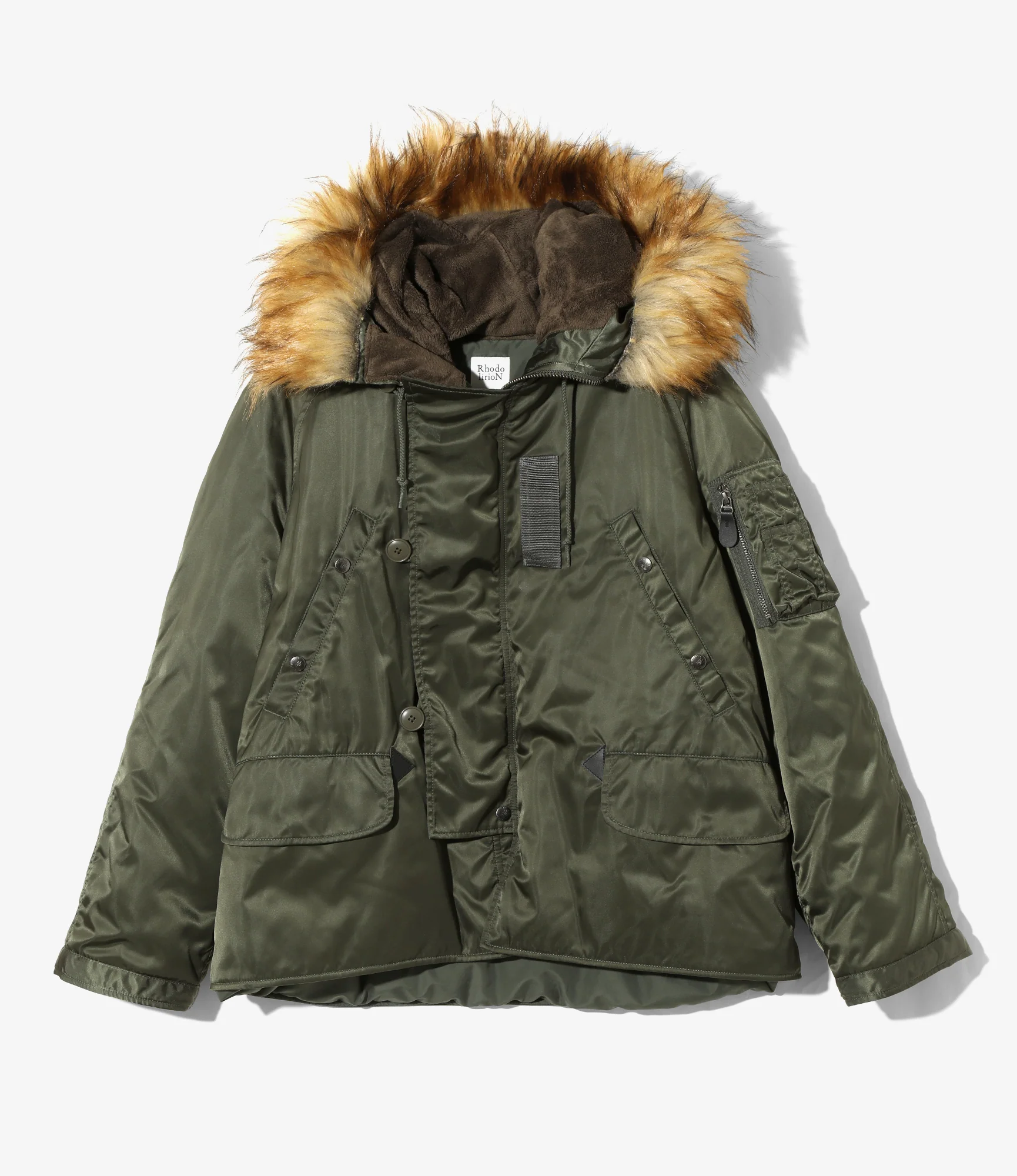 N-3B Type Short Coat - Olive - Military Twill