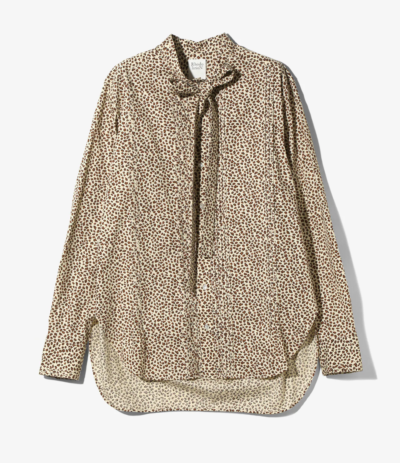 Ribbon Tie Blouse - Leopard - Solid＆Leopard