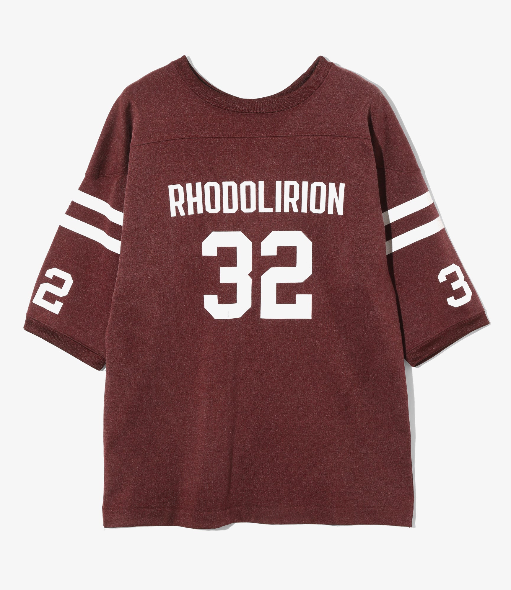 Damaged Football Tee - Burgundy