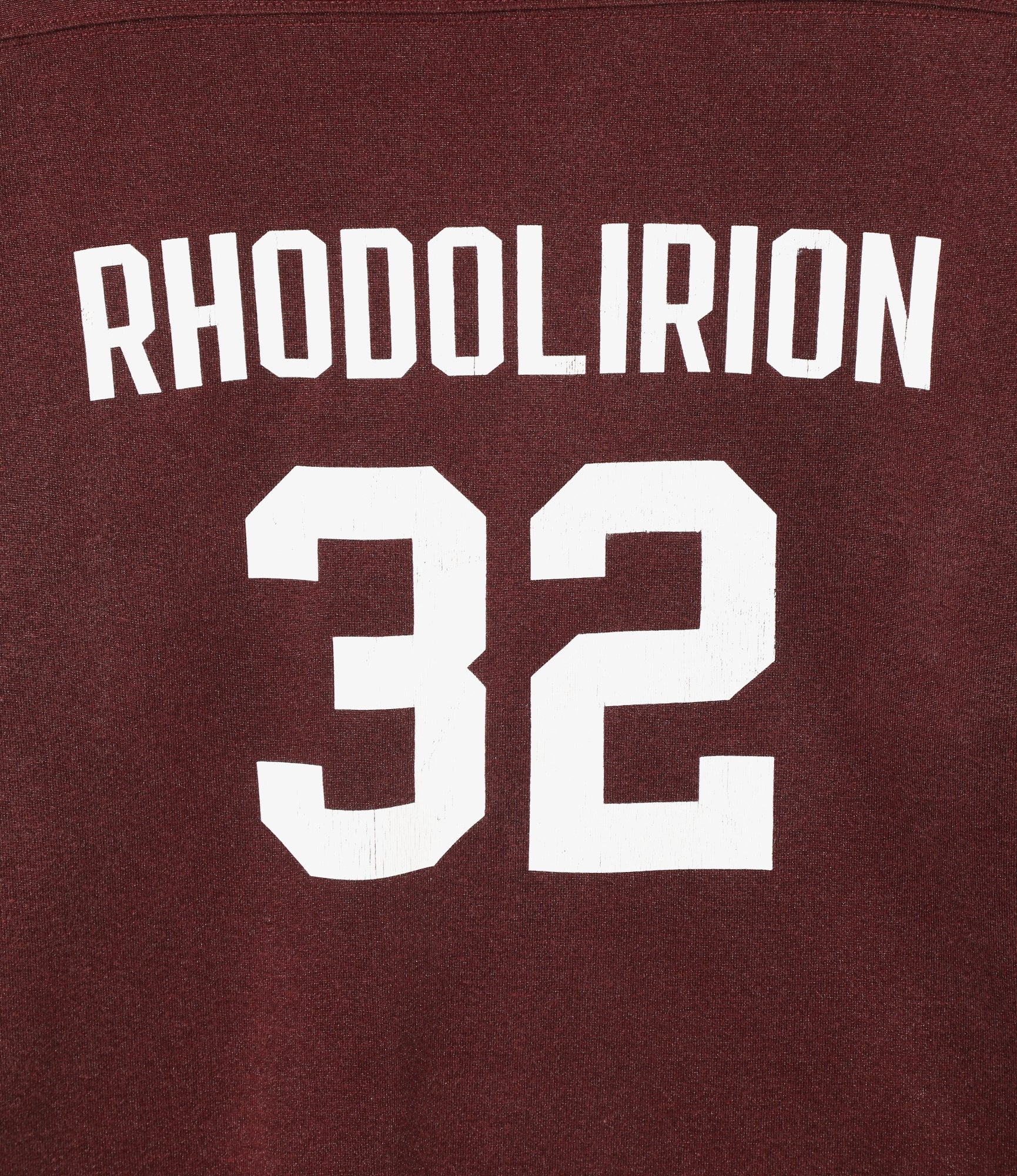 Damaged Football Tee - Burgundy