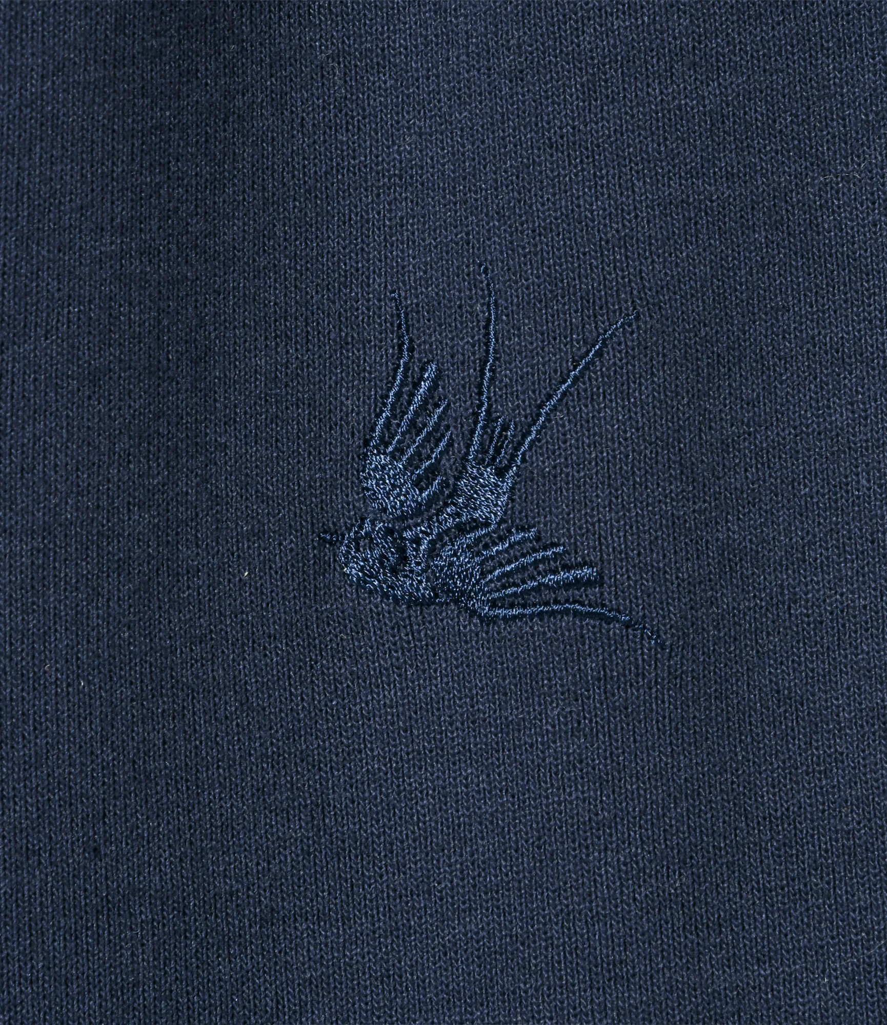 Swallow Frill Side Pants - Navy