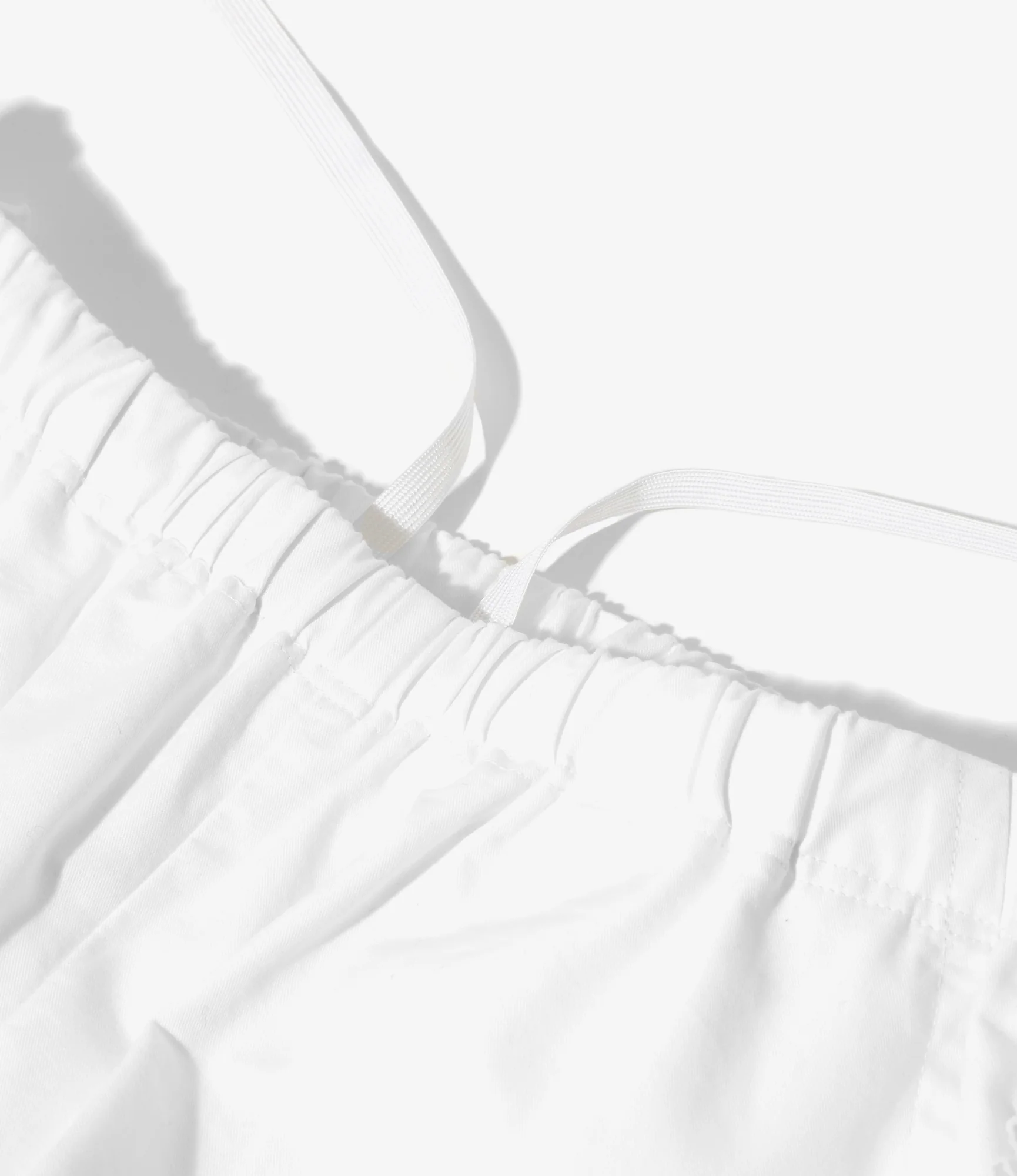 Frill Side Pants - White 3 Frill Side Pants - White