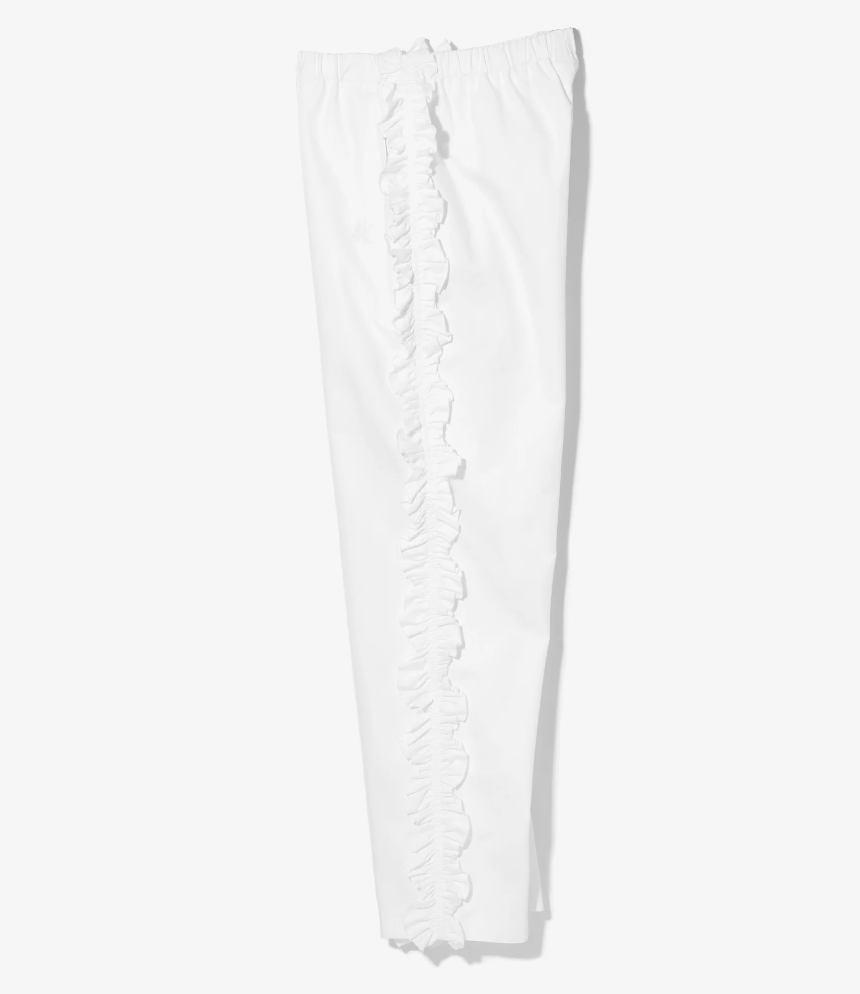 Frill Side Pants - White 4 Frill Side Pants - White