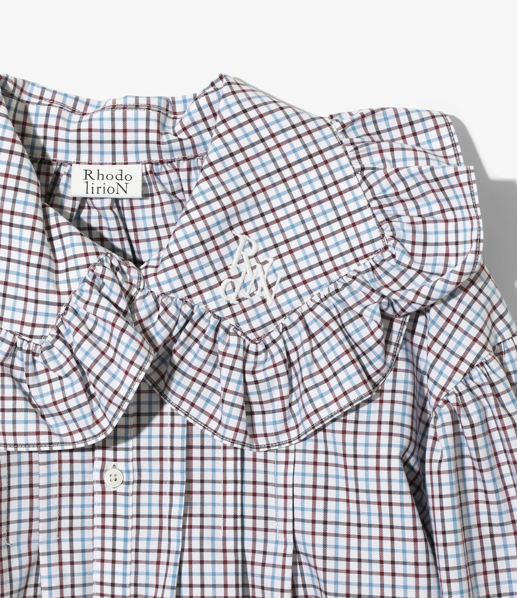 Monogram Stitch Spencer Shirt - Plaid - Tattersall