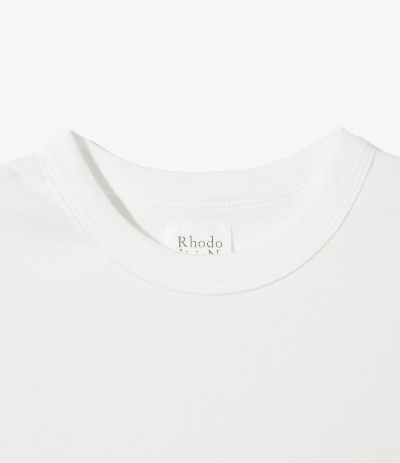 Frill Tail Sleeveless Tee - White