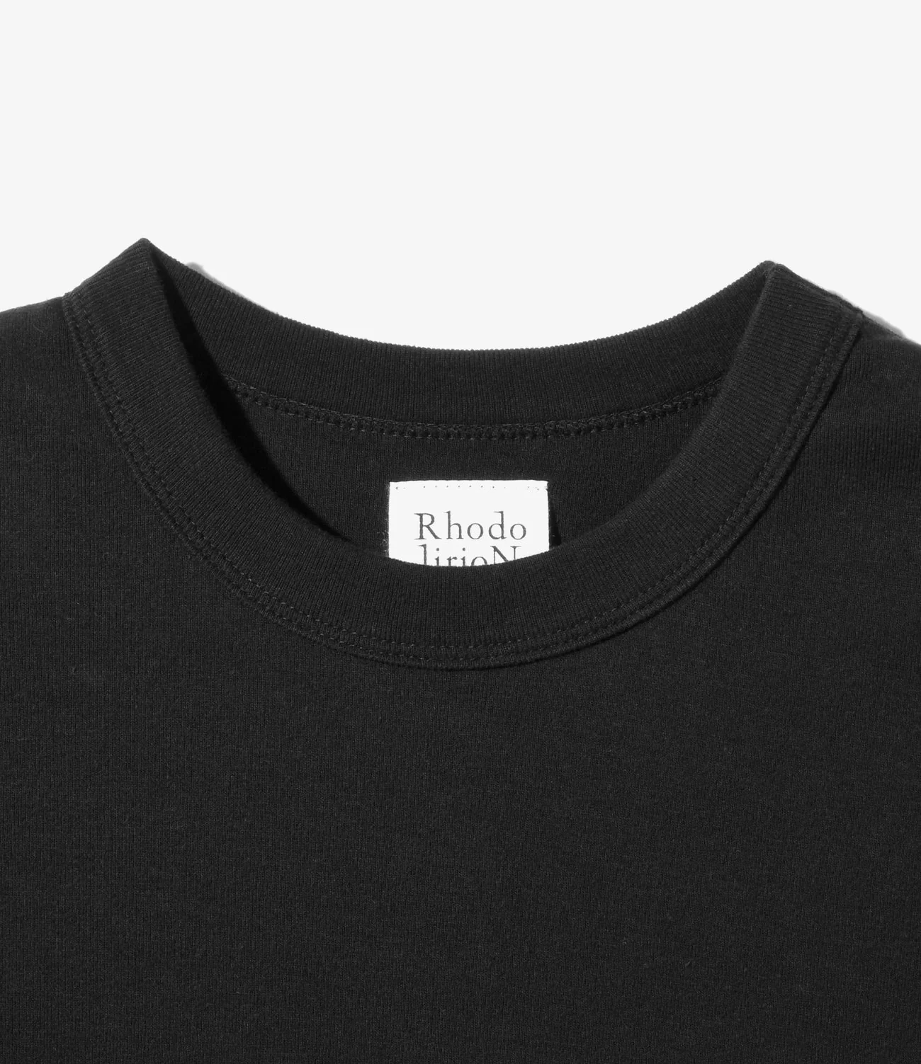 Frill Tail Sleeveless Tee - Black