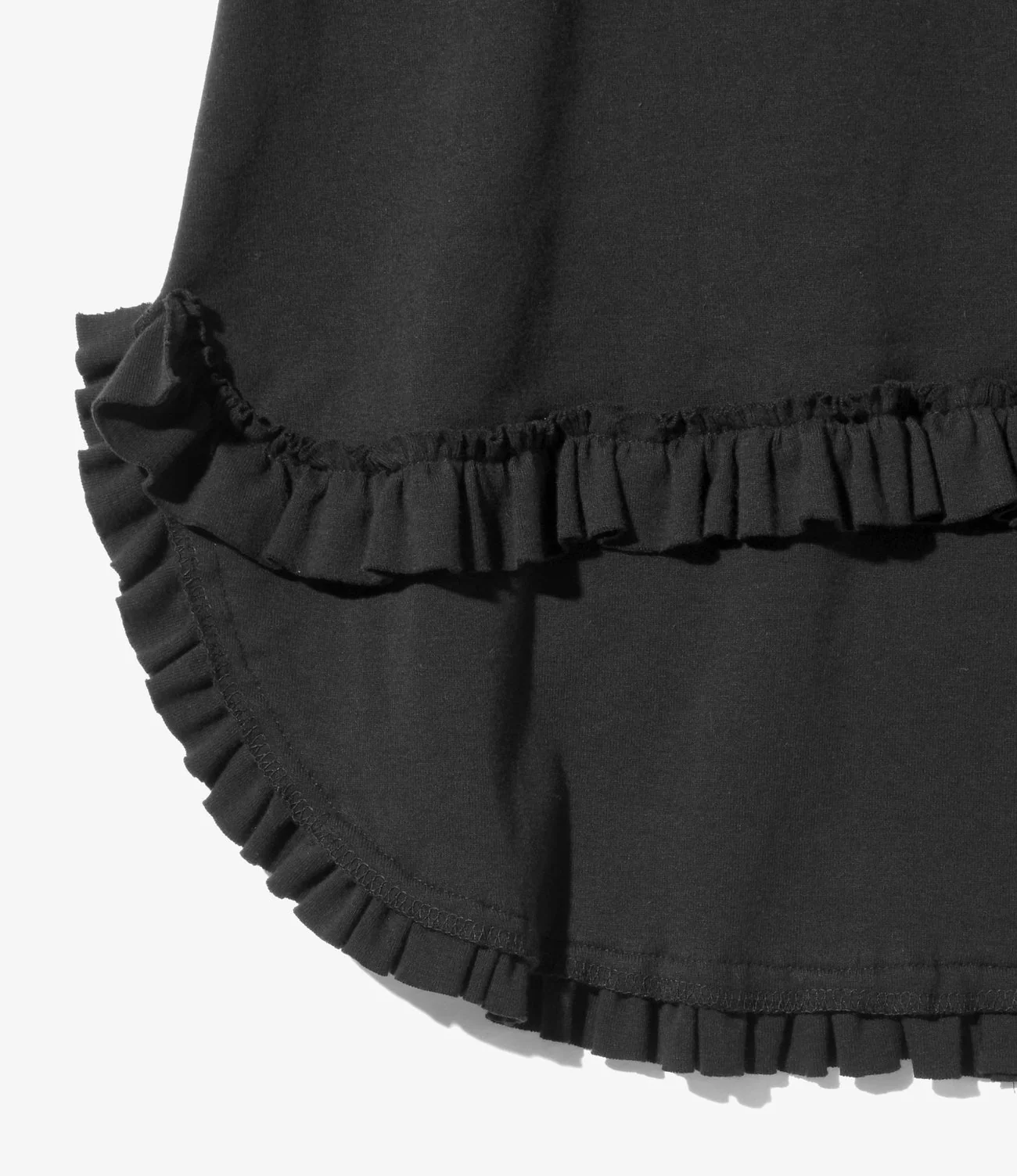 Frill Tail Sleeveless Tee - Black 5 Frill Tail Sleeveless Tee - Black