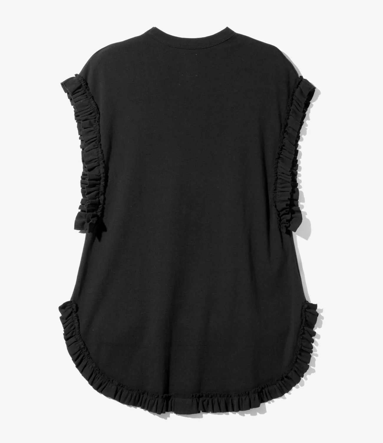Frill Tail Sleeveless Tee - Black 6 Frill Tail Sleeveless Tee - Black