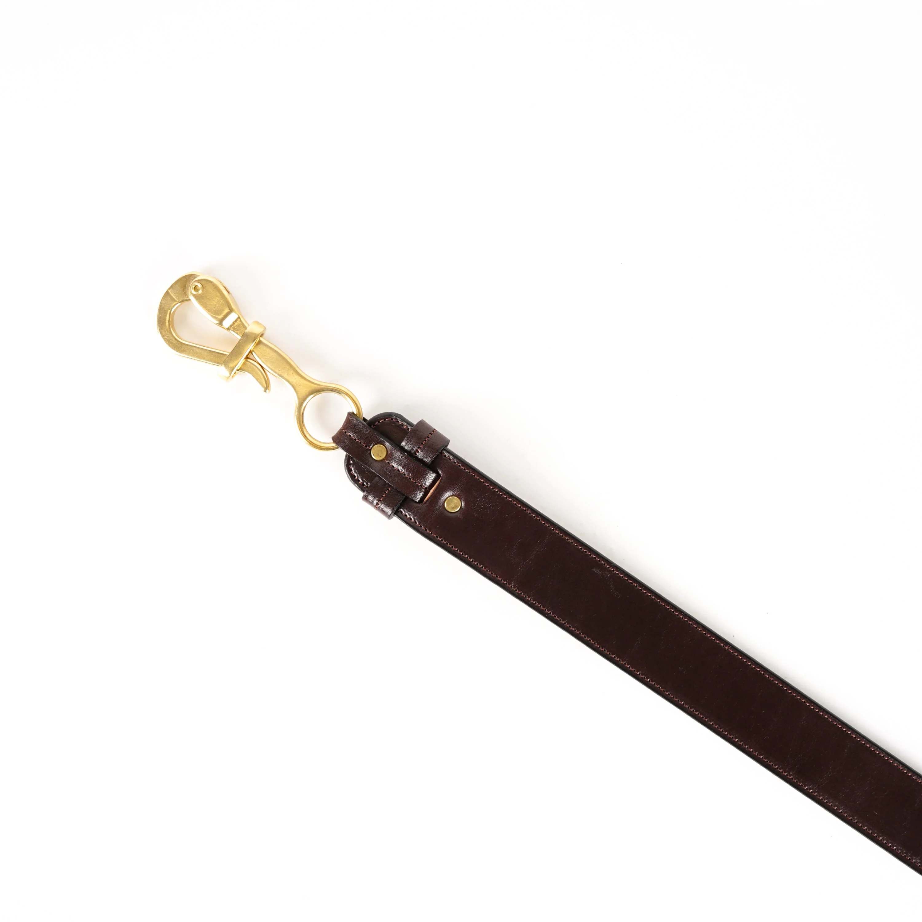 1 1/2" Pelican Belt with Unique Buckle - Havana