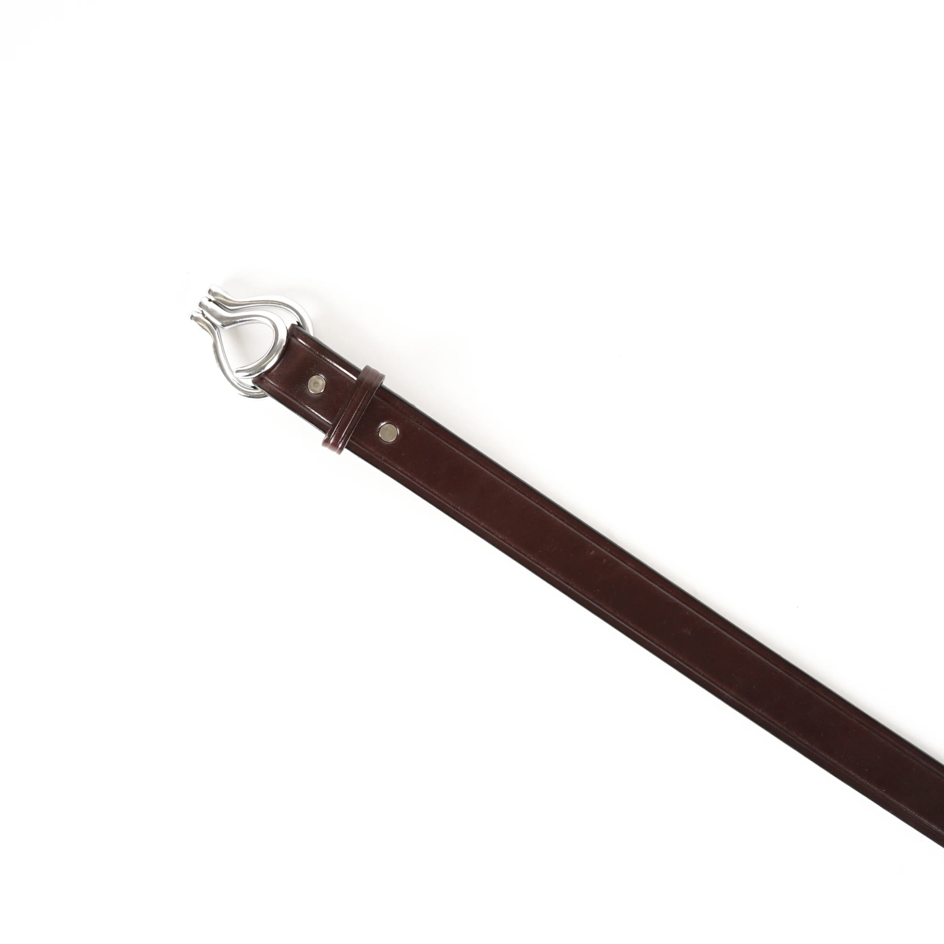 1 1/4" Nickel Hoof Pick Belt - Havana