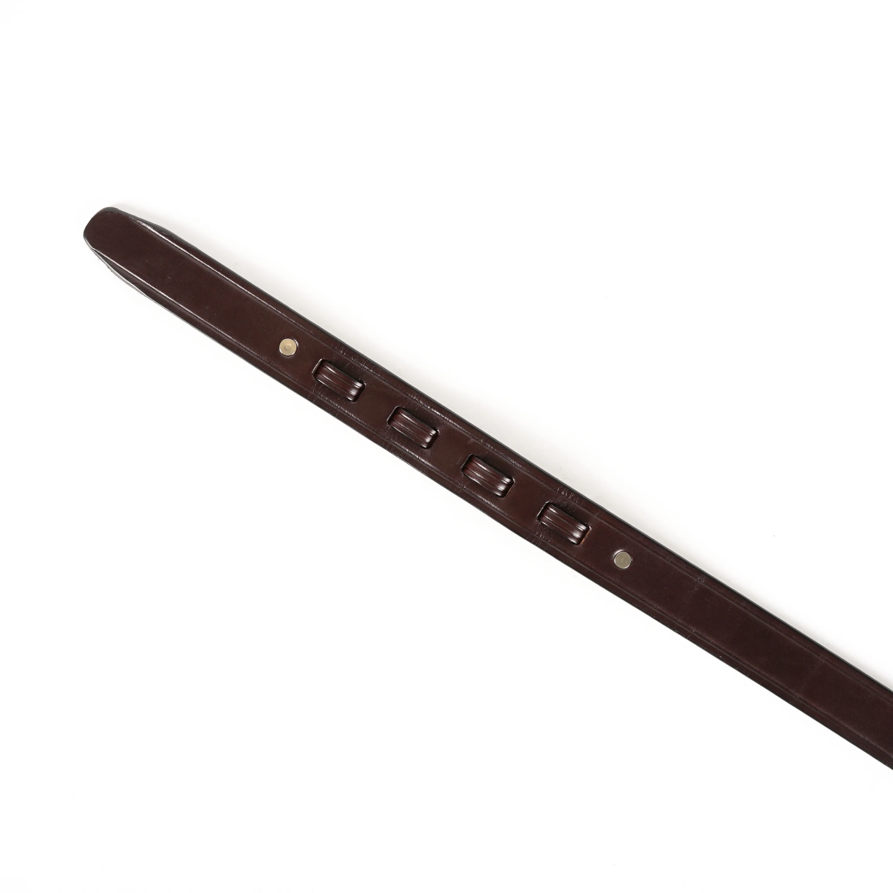 1 1/4" Nickel Hoof Pick Belt - Havana