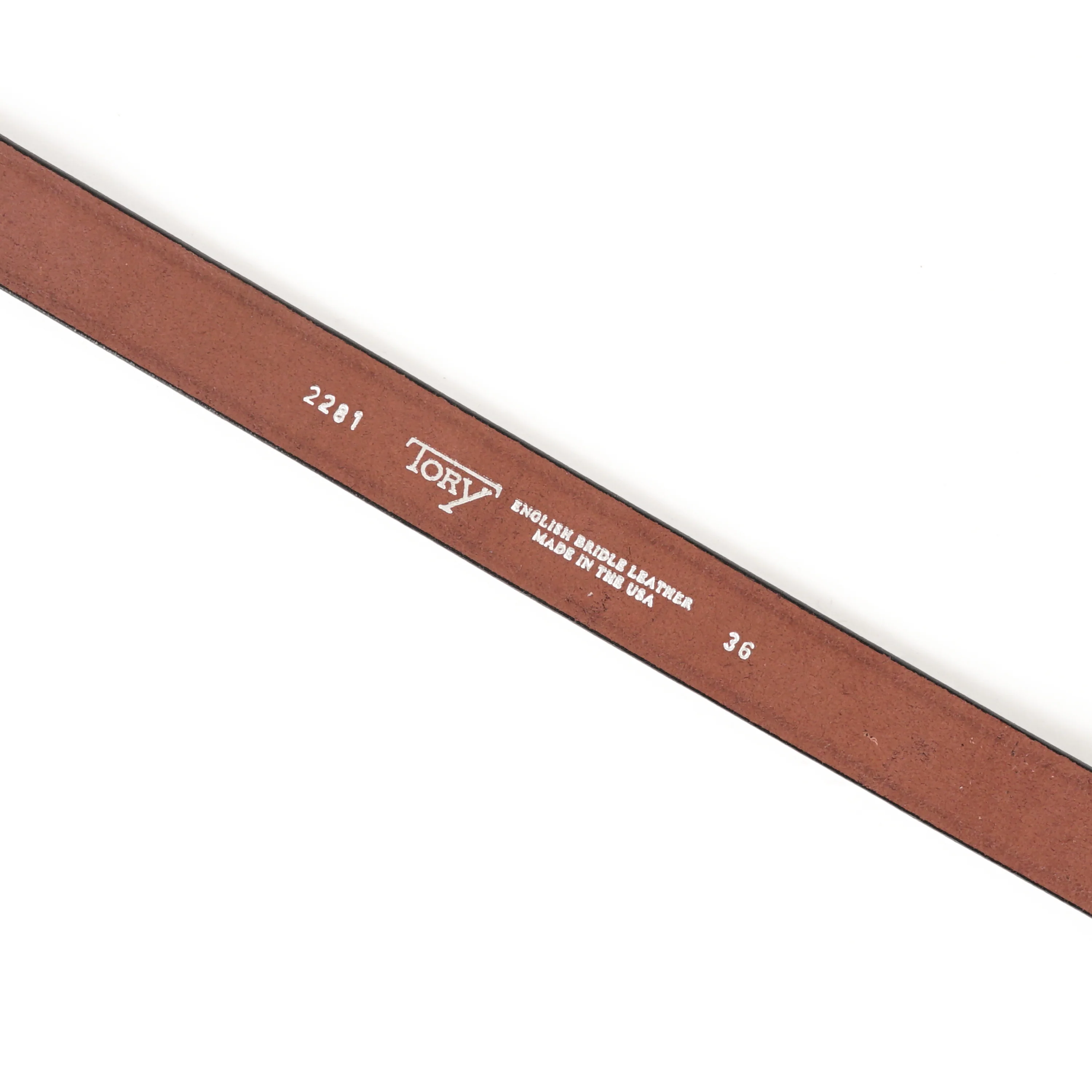 1 1/4" Nickel Hoof Pick Belt - Havana 3 1 1/4" Nickel Hoof Pick Belt - Havana
