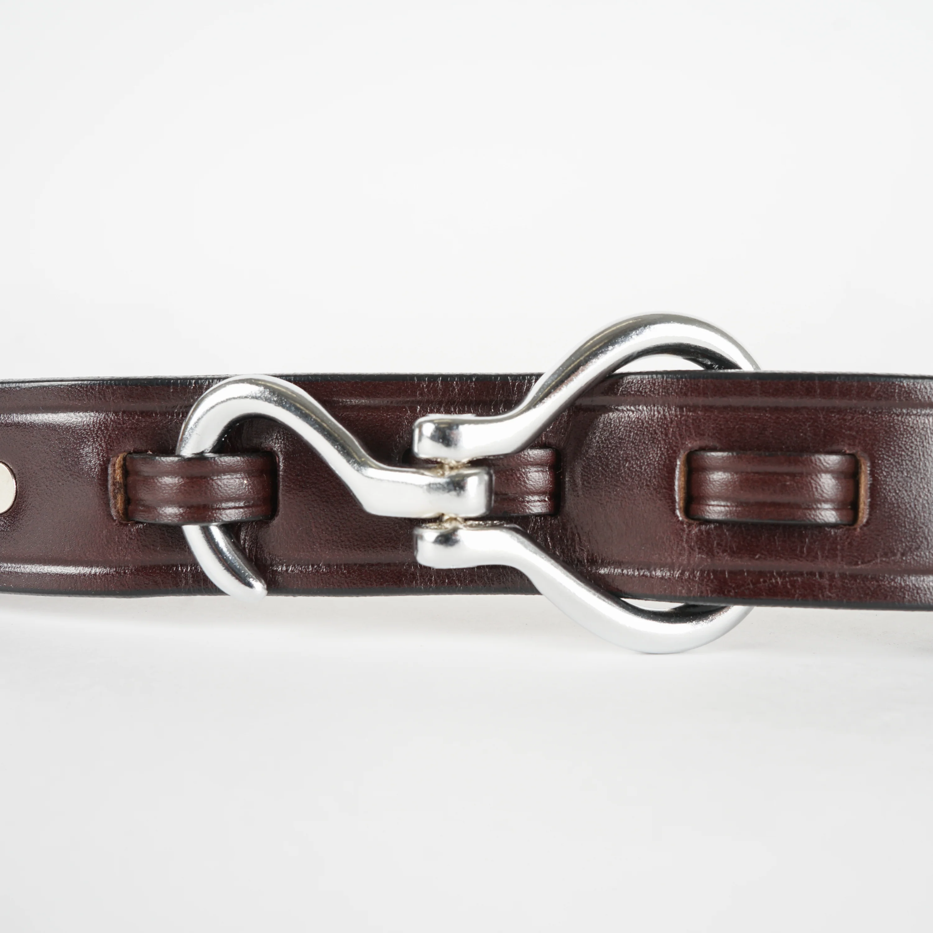 1 1/4" Nickel Hoof Pick Belt - Havana 4 1 1/4" Nickel Hoof Pick Belt - Havana