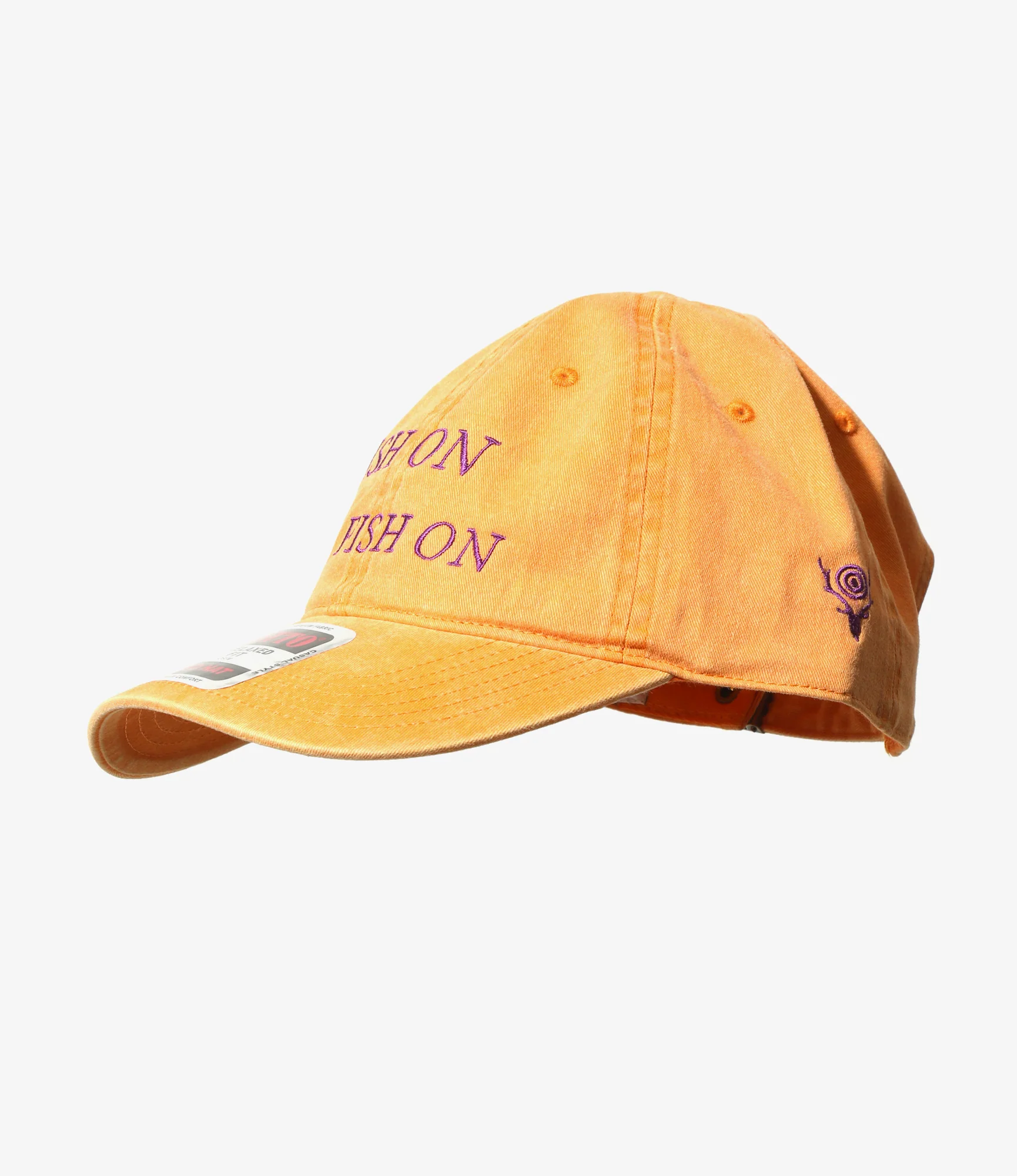 Strap Back Cap - Orange - FISH ON