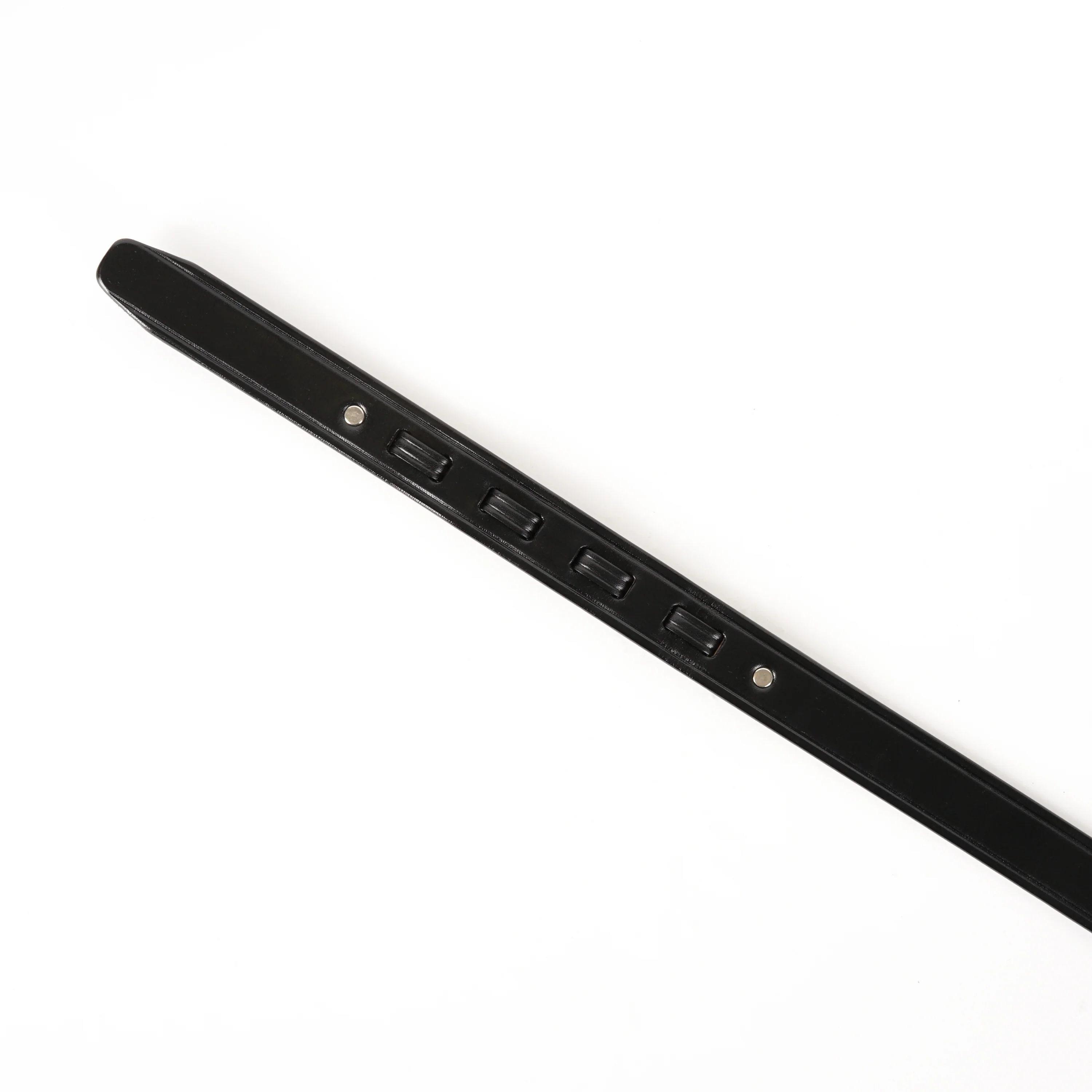 1 1/4" Nickel Hoof Pick Belt - Black