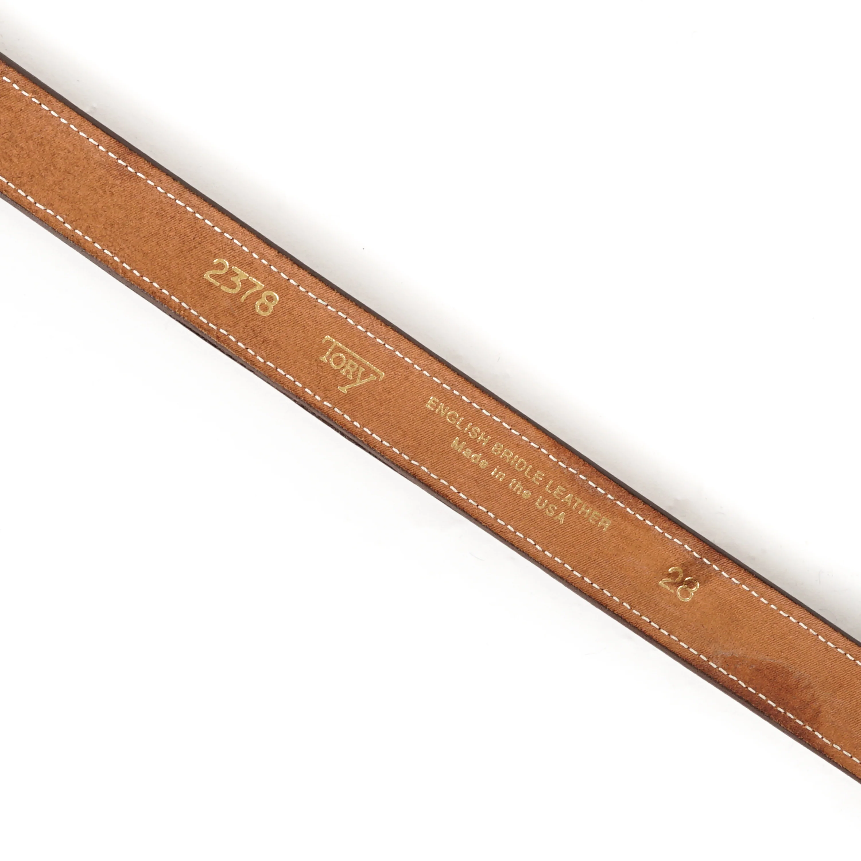 1" Clincher Belt - Oak/Brass