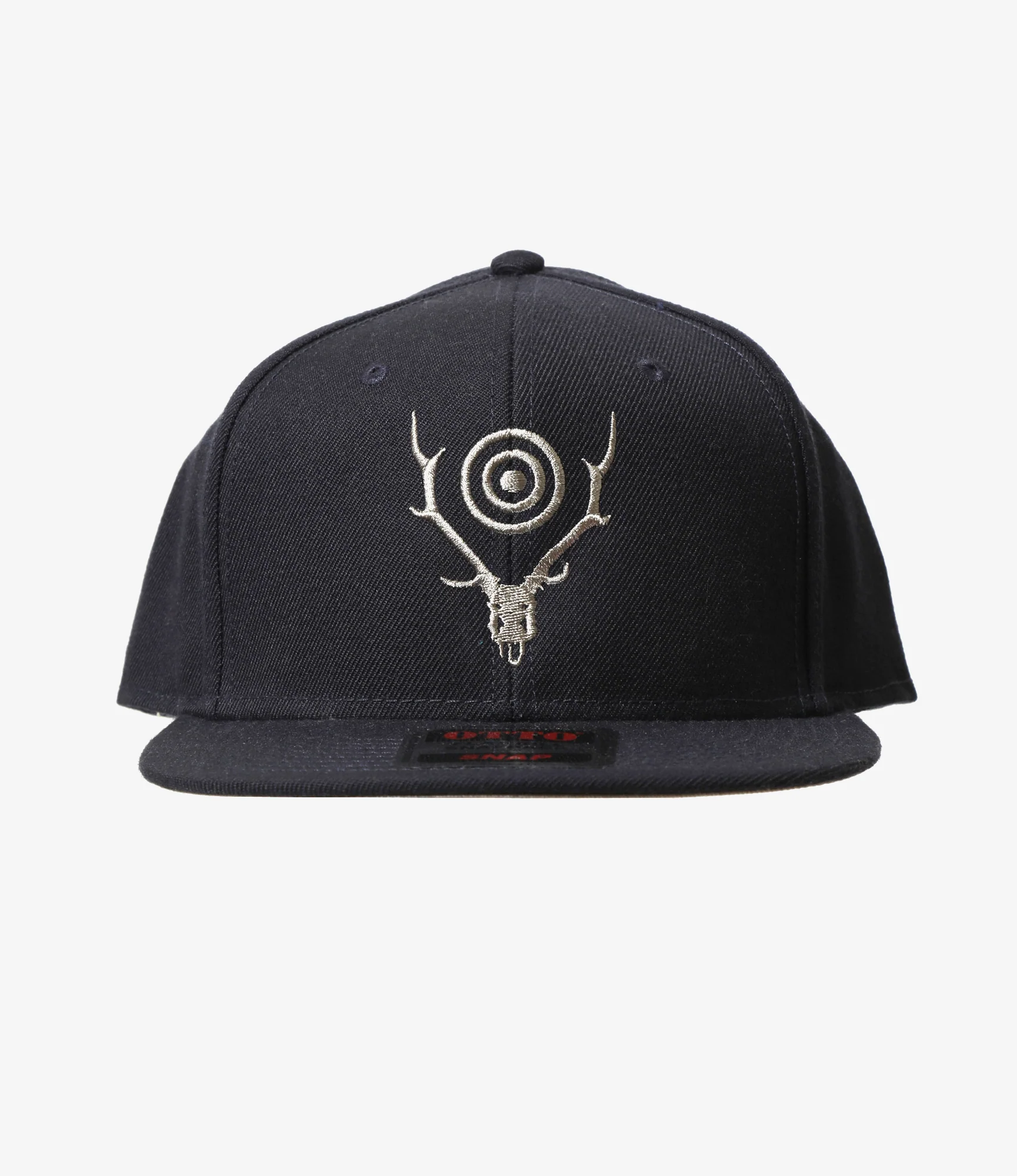 Baseball Cap - Black - Skull & Target Emb.