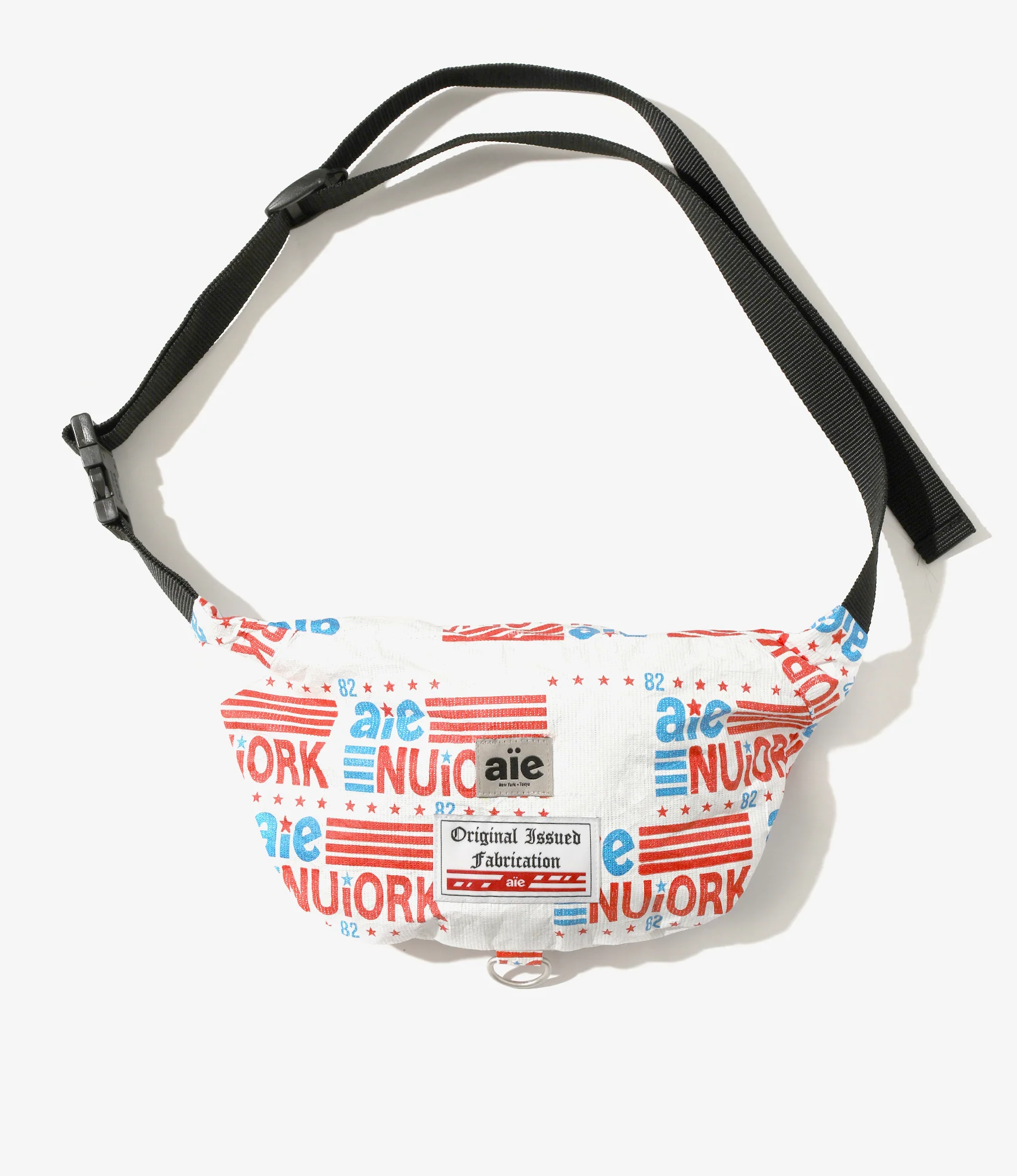 Waist Bag - White - aie Printed Tyvek