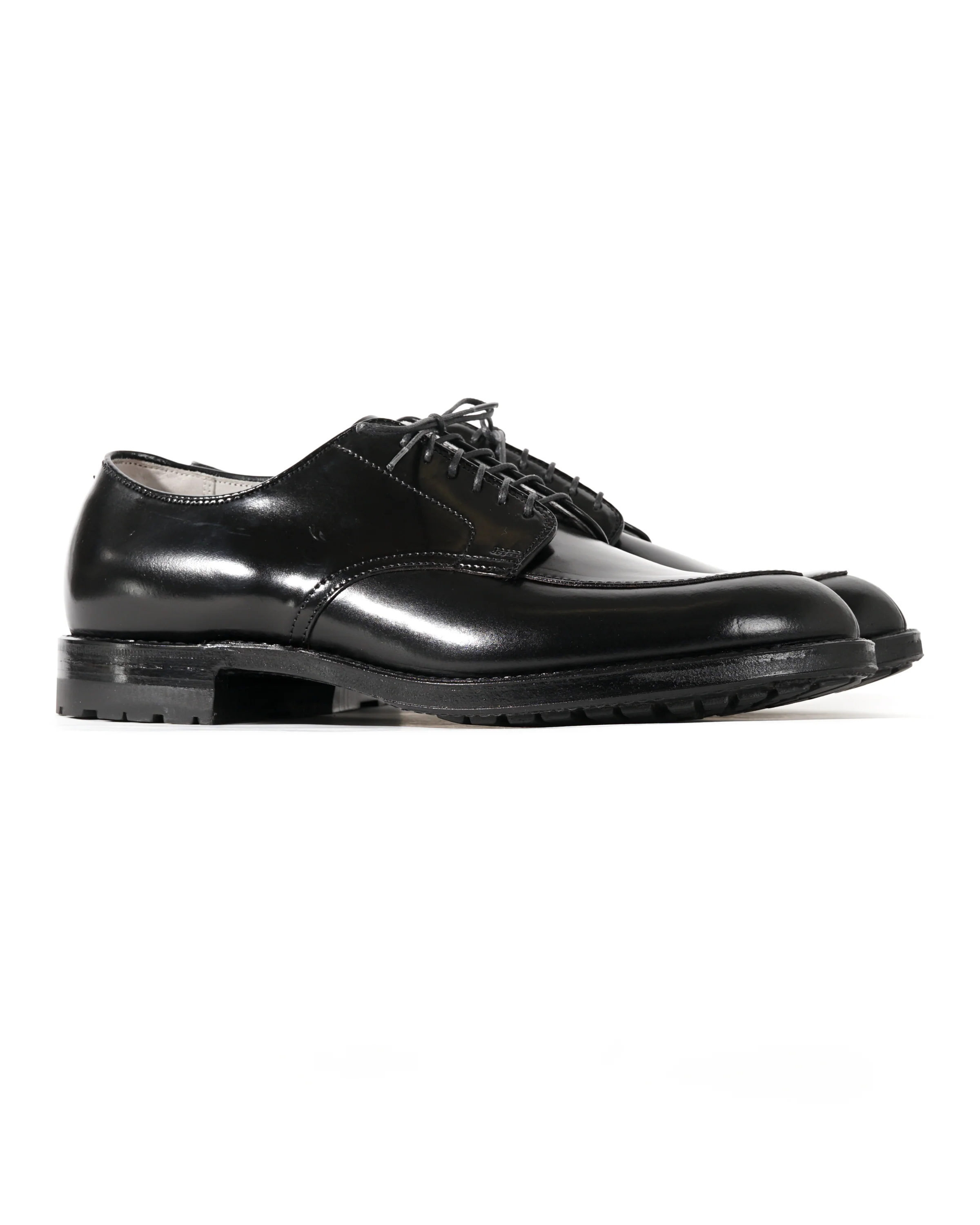 Engineered Garments x Alden - Algonquin V-Tip Blucher - Black Cordovan w/Commando Sole