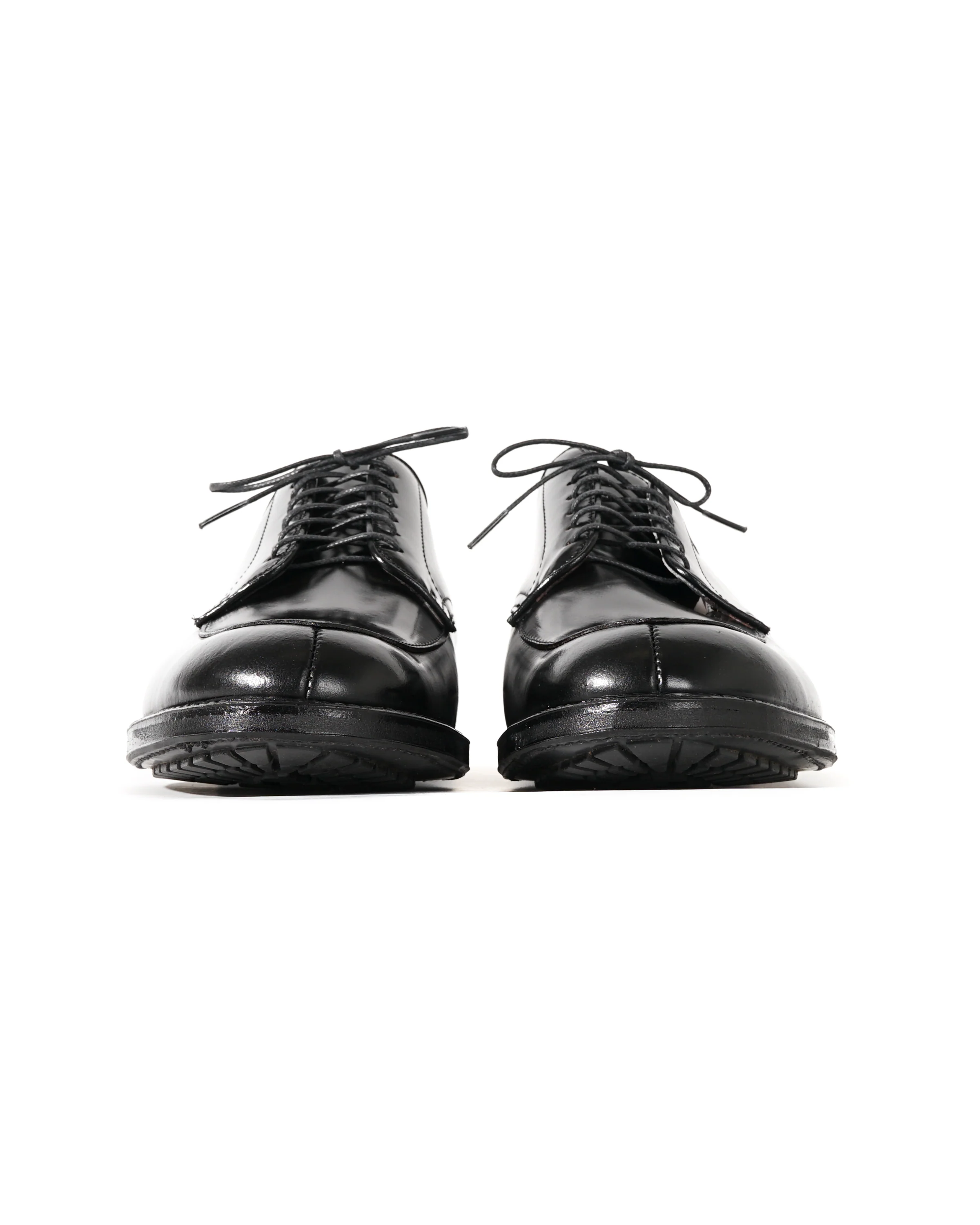 Engineered Garments x Alden - Algonquin V-Tip Blucher - Black Cordovan w/Commando Sole