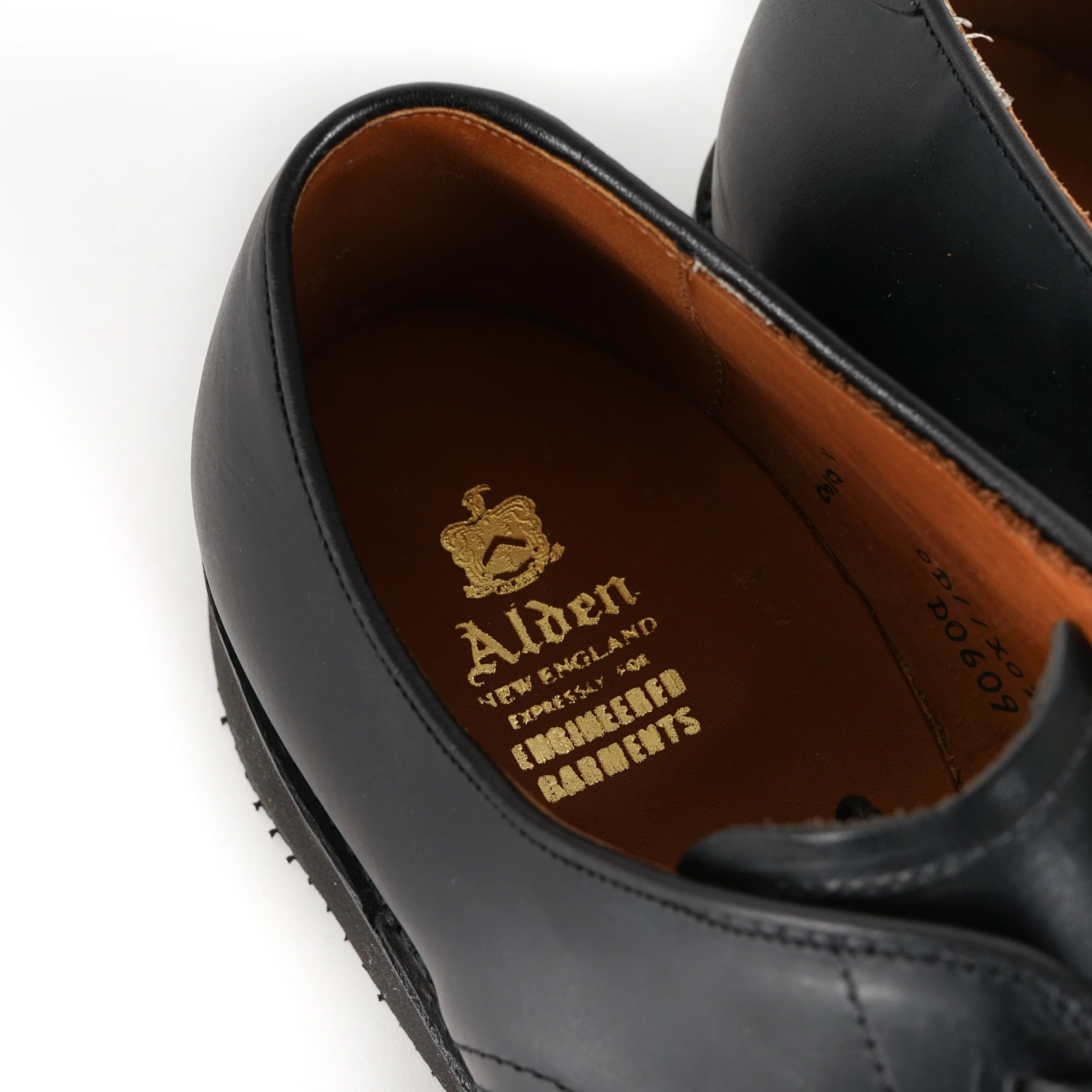 Engineered Garments x Alden - Algonquin Blucher - Black Horween Chromexcel 5 Engineered Garments x Alden - Algonquin Blucher - Black Horween Chromexcel