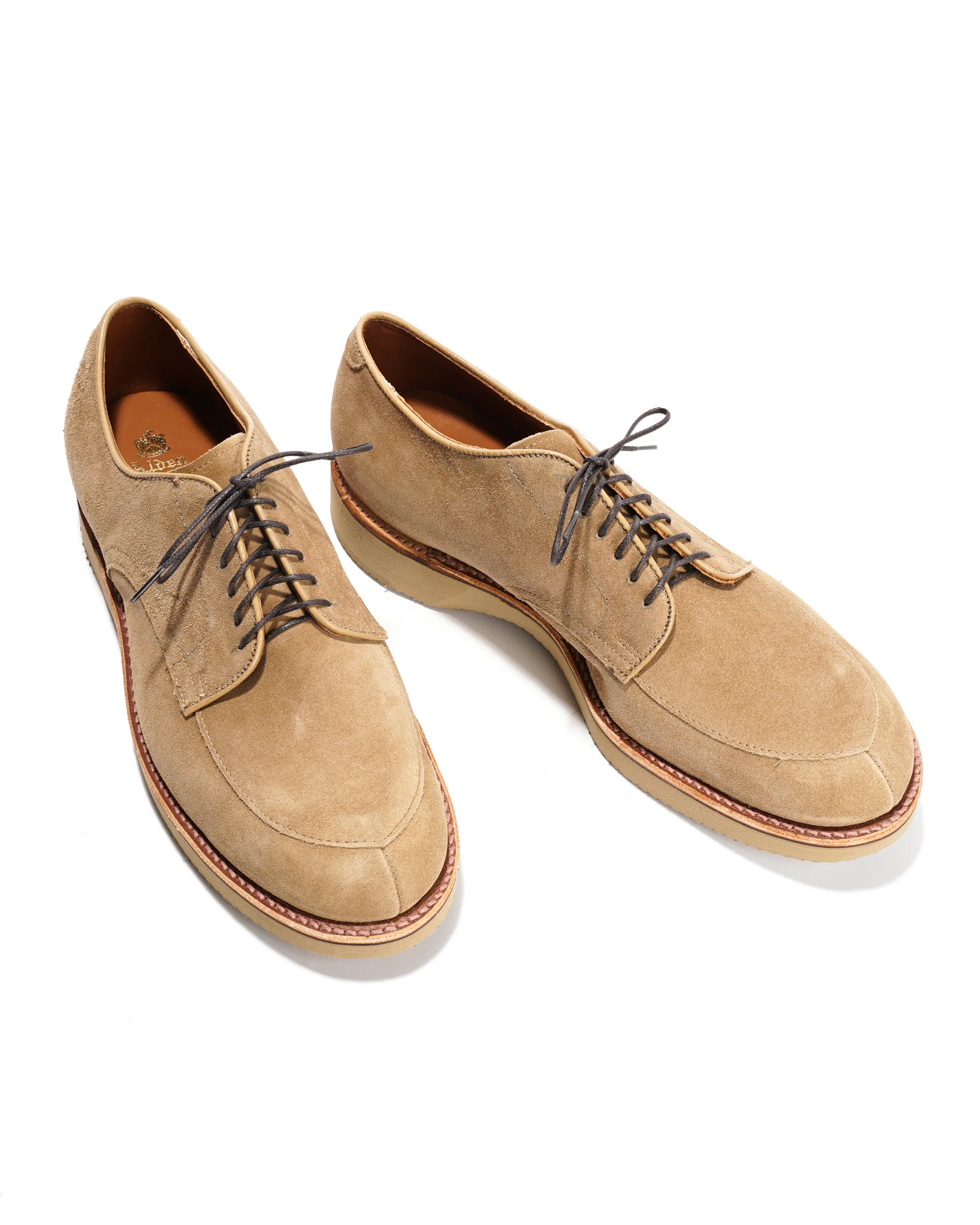 Engineered Garments x Alden - Algonquin Blucher - Tan Suede 4 Engineered Garments x Alden - Algonquin Blucher - Tan Suede