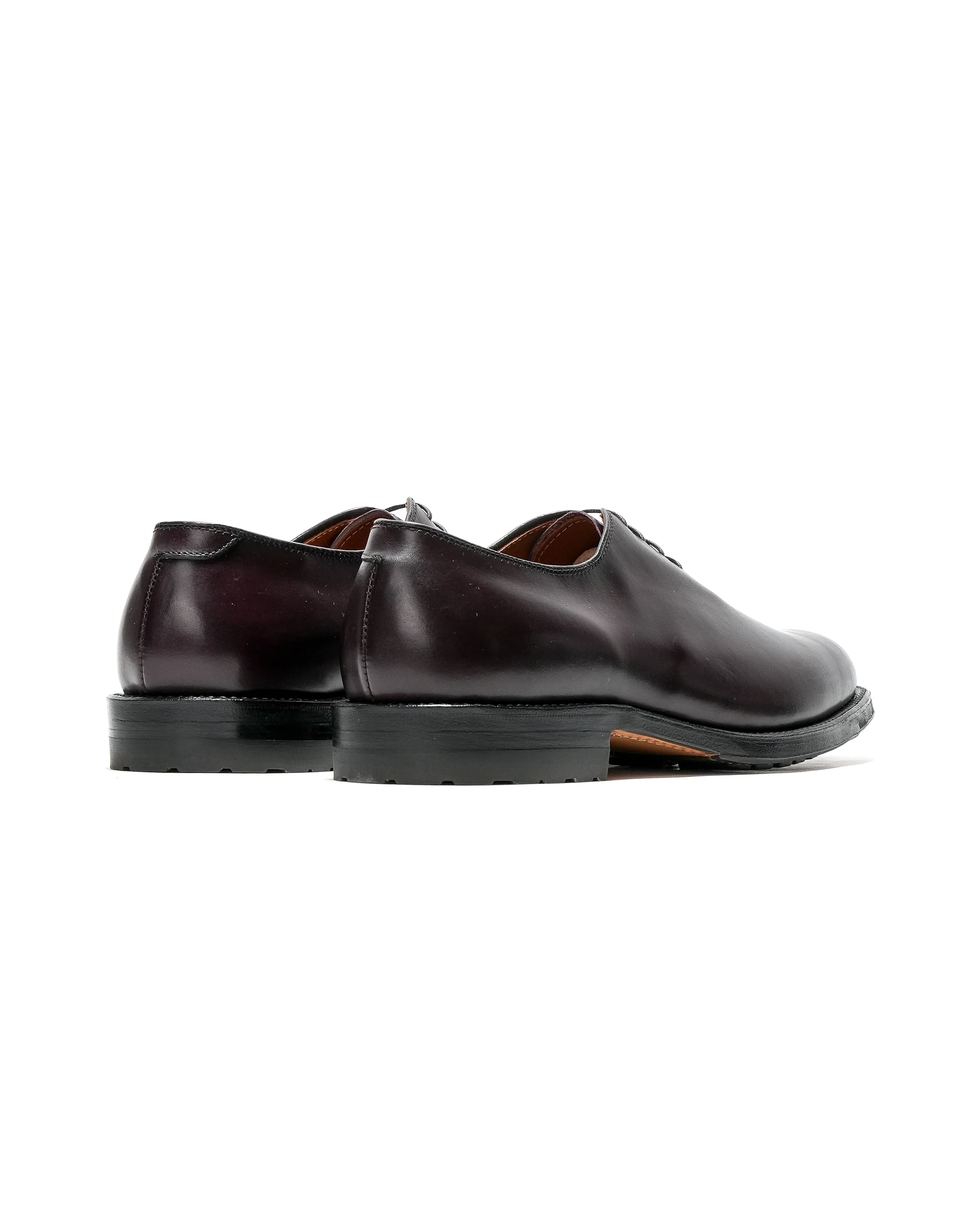 Engineered Garments x Alden - Wholecut  Plain Toe Oxford - Burgundy - Calf Skin