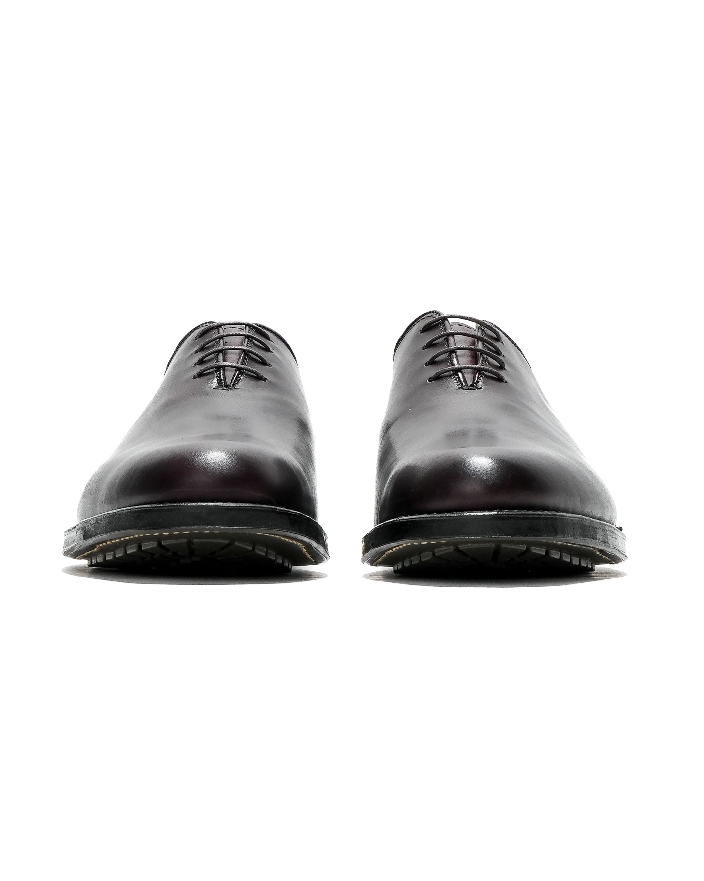 Engineered Garments x Alden - Wholecut  Plain Toe Oxford - Burgundy - Calf Skin