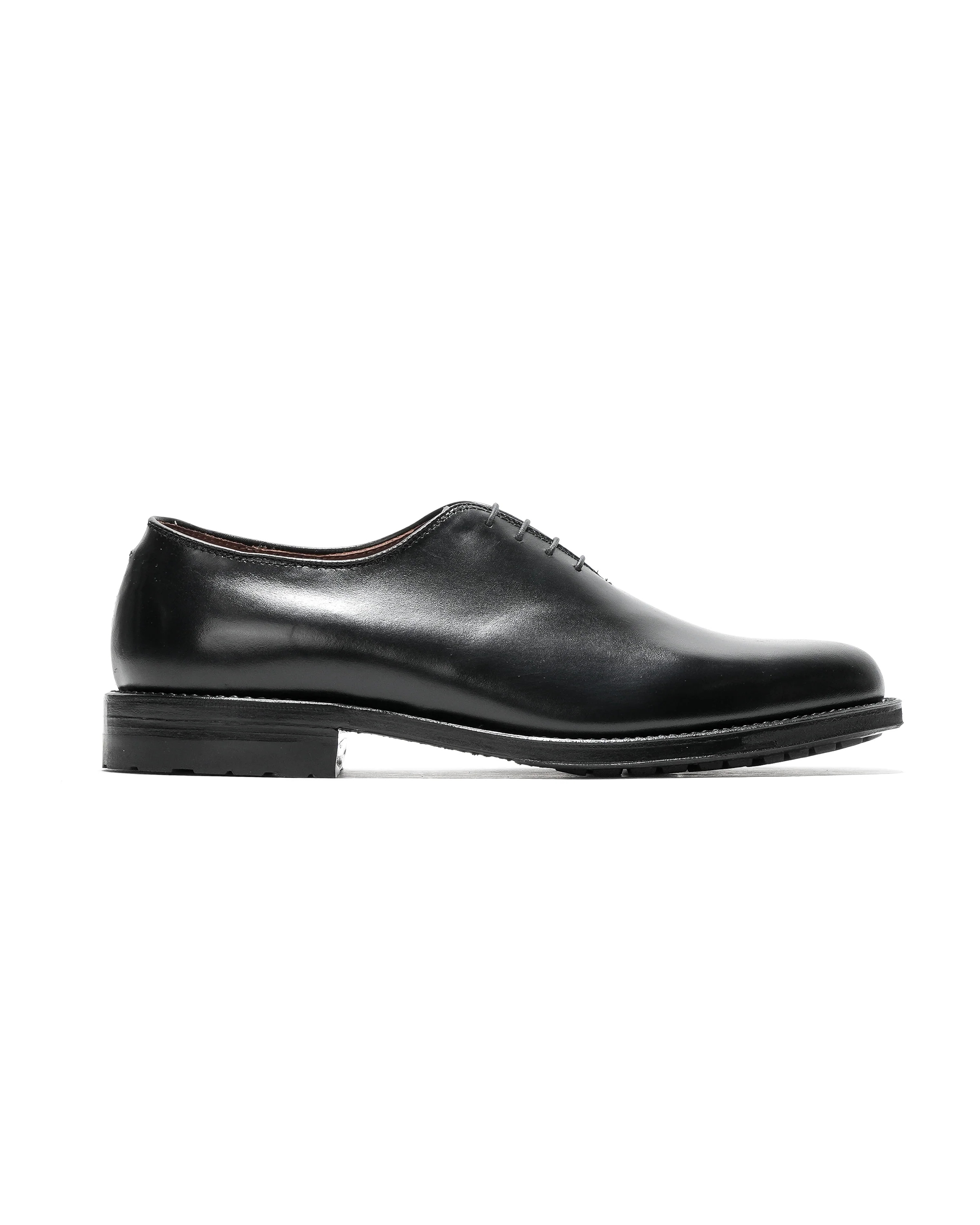 Engineered Garments x Alden - Wholecut Plain Toe Oxford - Black - Calf Skin