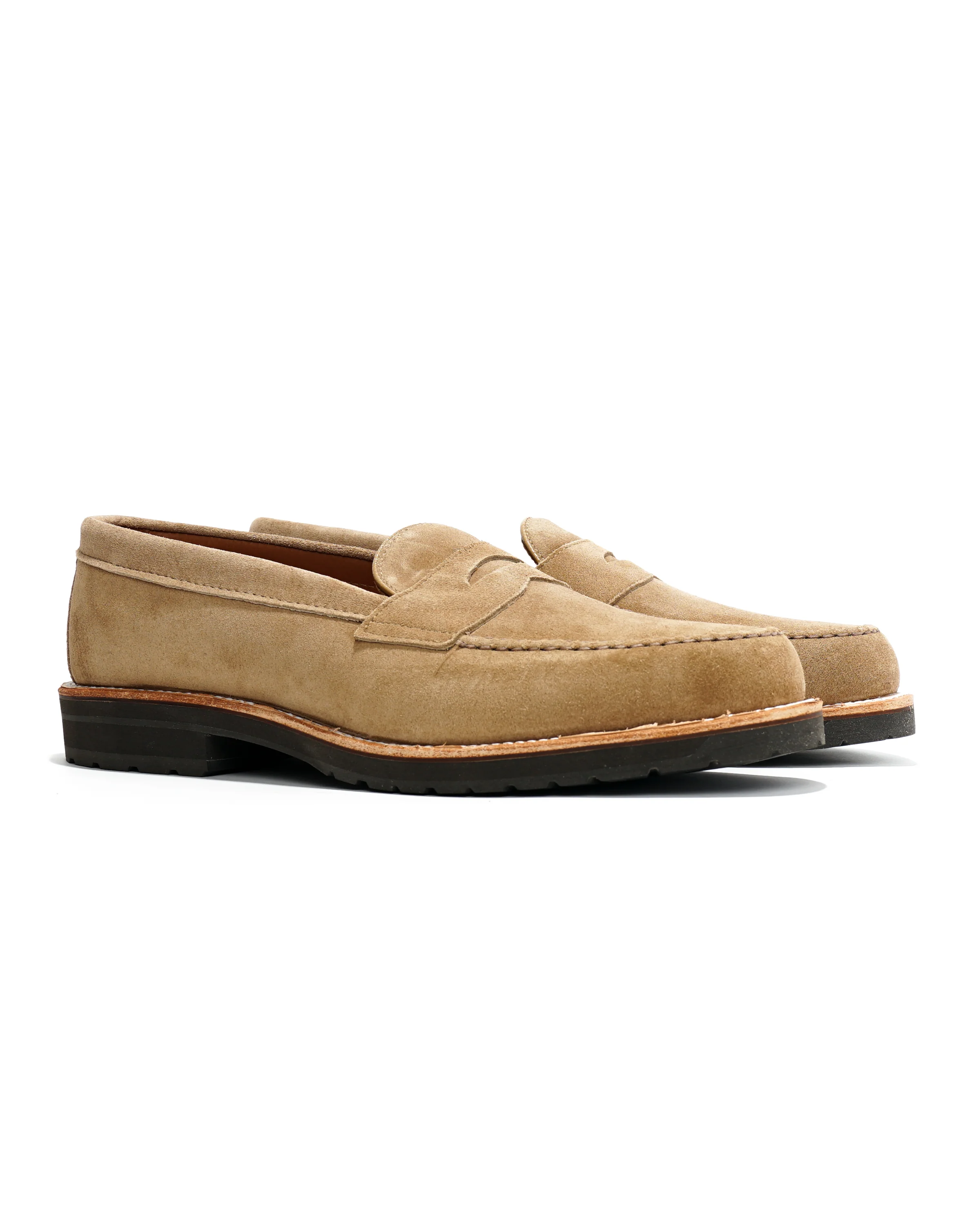 Engineered Garments x Alden - Loafer - Beige Suede