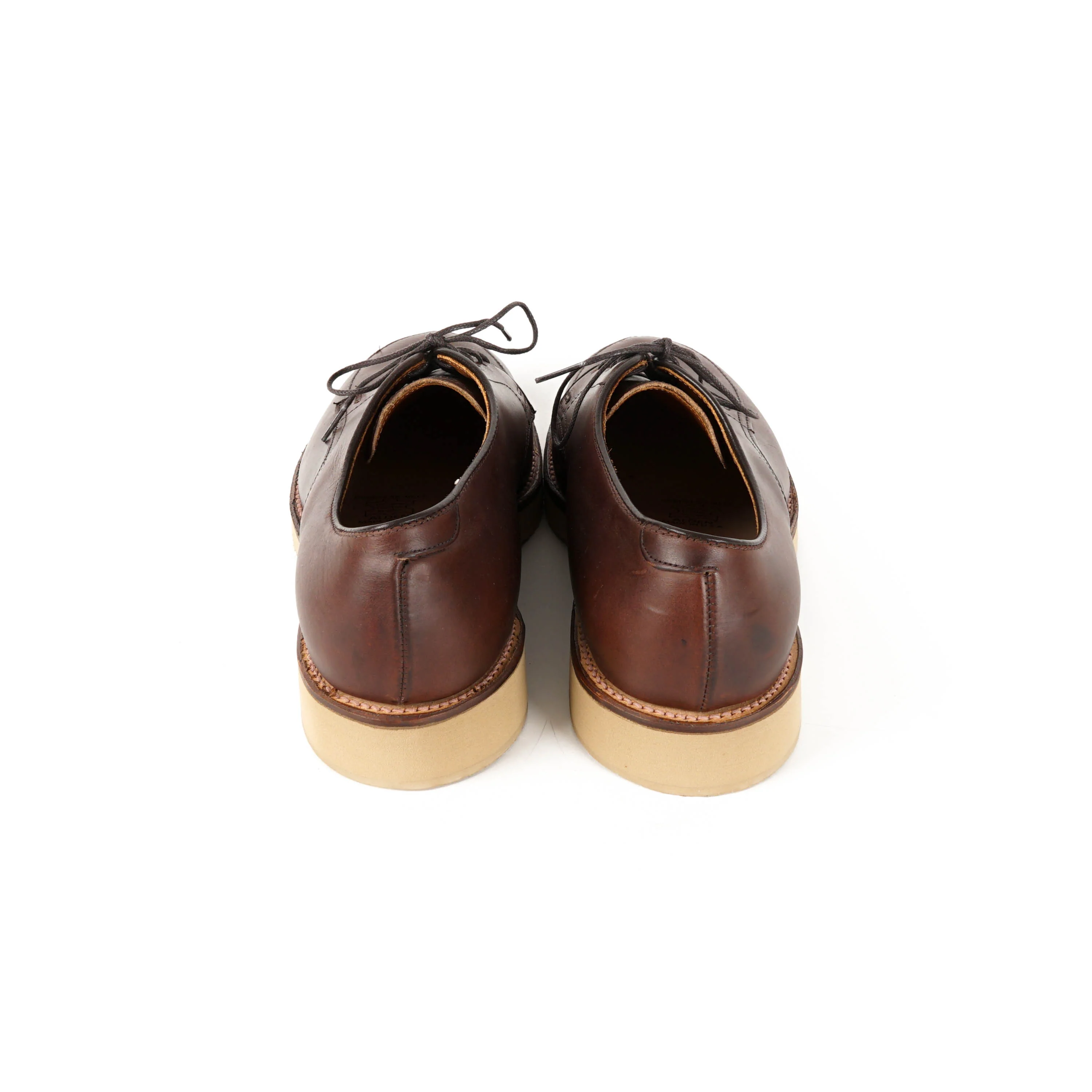 Engineered Garments x Alden - Algonquin Blucher - Brown Horween Chromexcel Natural Vibram Wedge