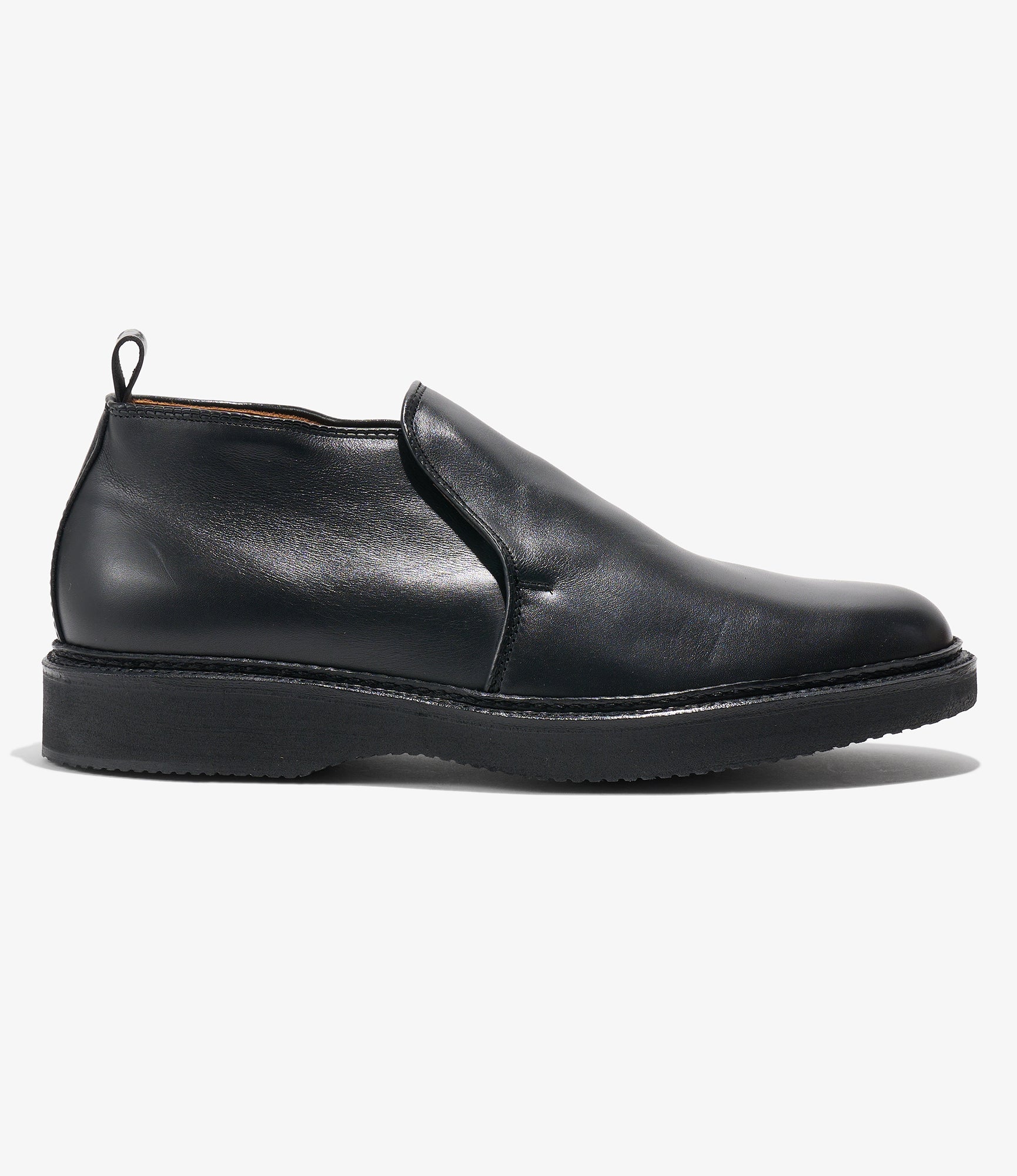 Engineered Garments x Alden - Slip-on Chukka Boot - Black Calfskin 2 Engineered Garments x Alden - Slip-on Chukka Boot - Black Calfskin