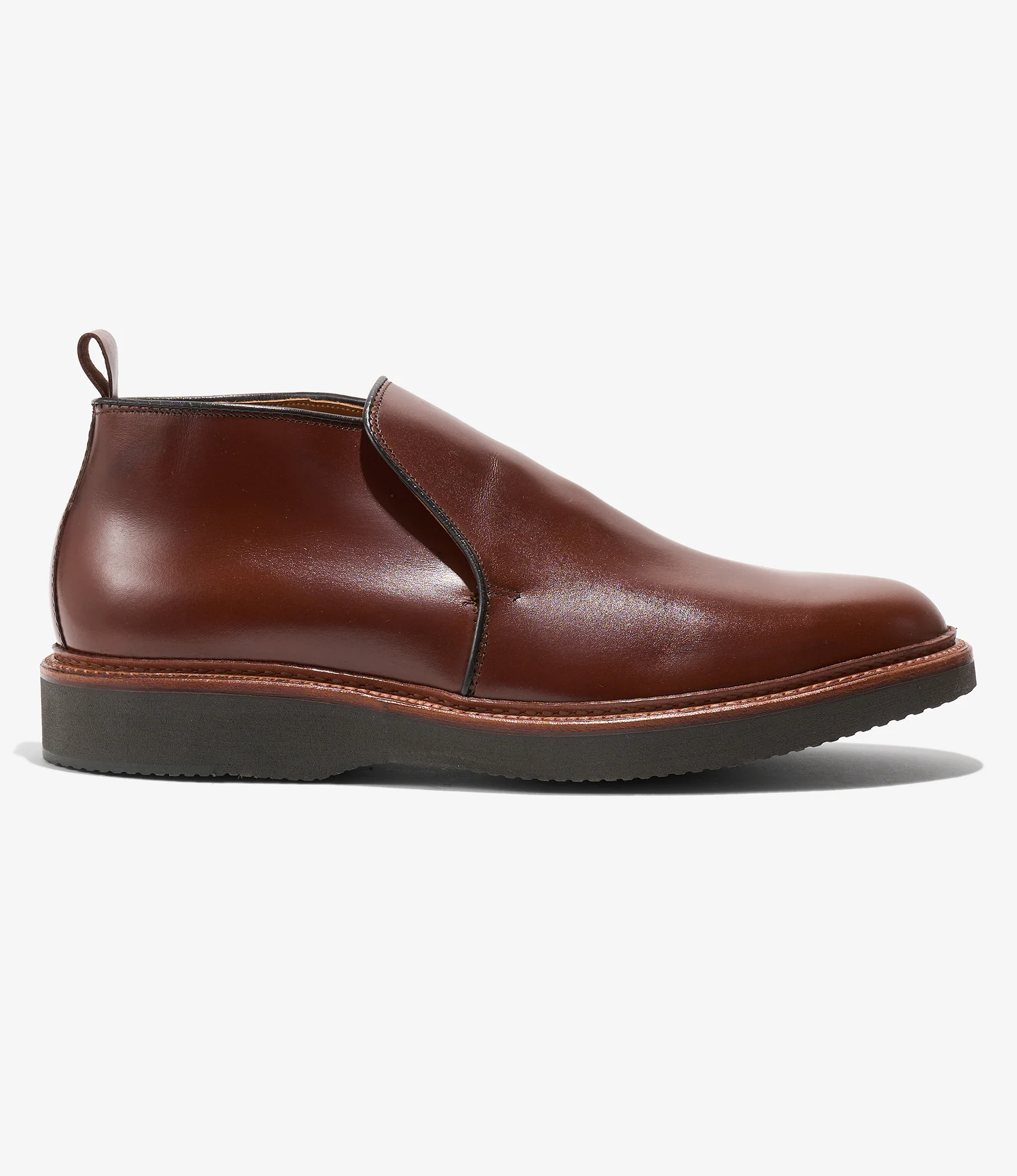 Engineered Garments x Alden - Slip-on Chukka Boot - Brown Calfskin 2 Engineered Garments x Alden - Slip-on Chukka Boot - Brown Calfskin