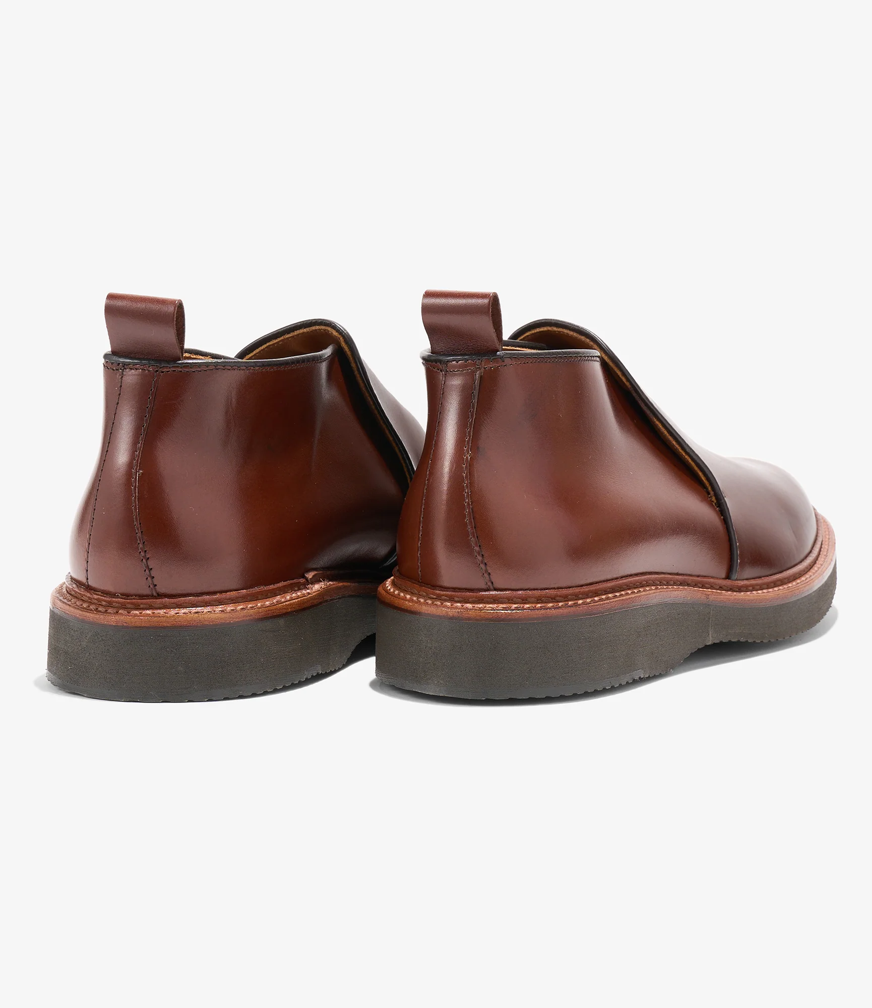 Engineered Garments x Alden - Slip-on Chukka Boot - Brown Calfskin 3 Engineered Garments x Alden - Slip-on Chukka Boot - Brown Calfskin
