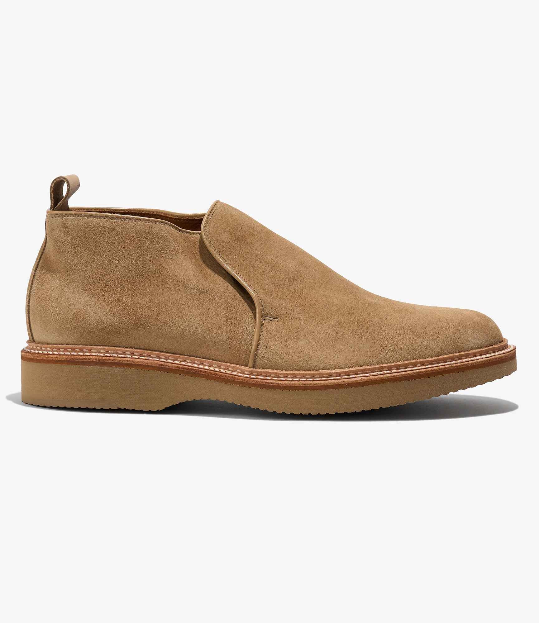 Engineered Garments x Alden - Slip-on Chukka Boot - Tan Suede 2 Engineered Garments x Alden - Slip-on Chukka Boot - Tan Suede