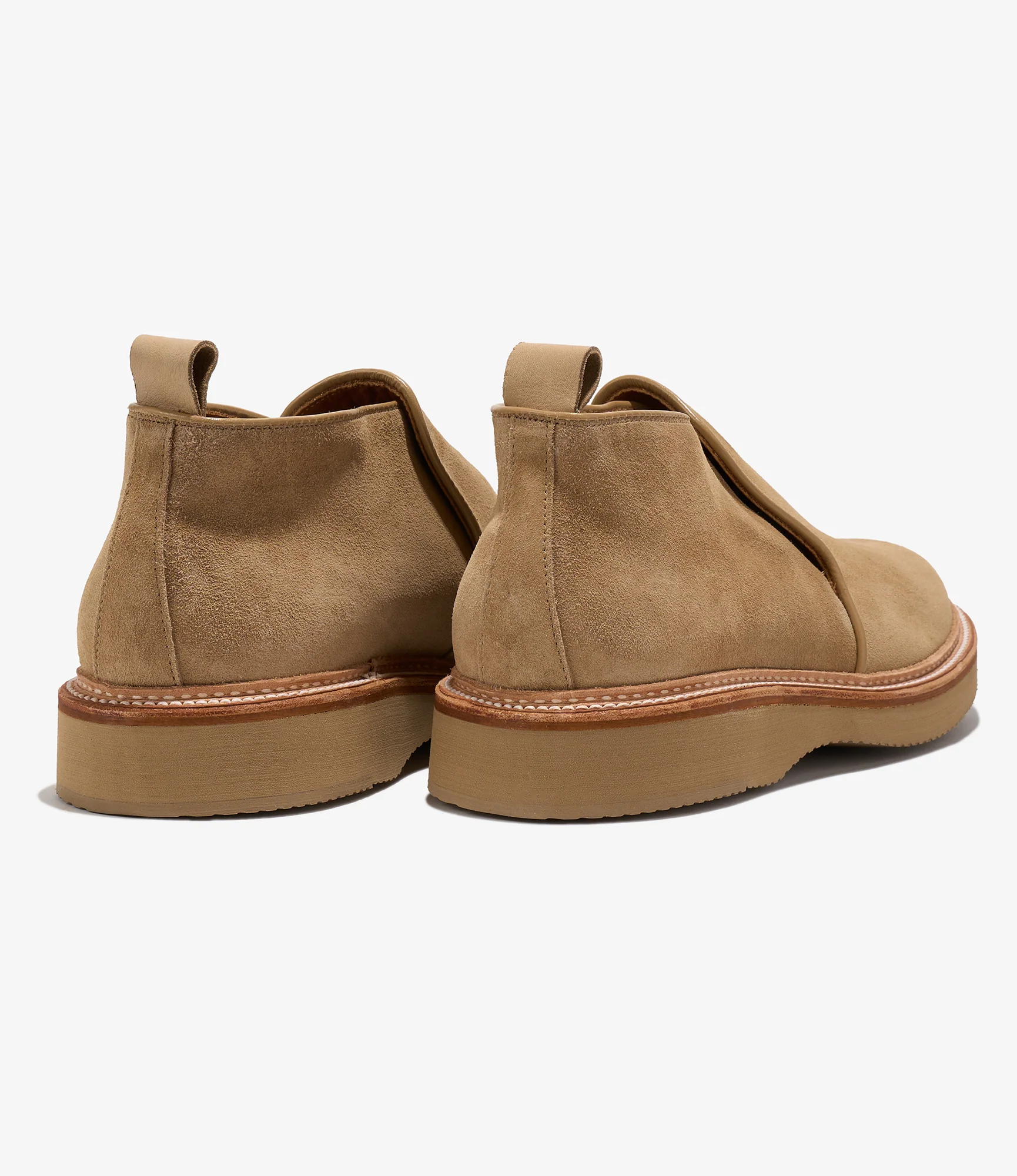 Engineered Garments x Alden - Slip-on Chukka Boot - Tan Suede 3 Engineered Garments x Alden - Slip-on Chukka Boot - Tan Suede