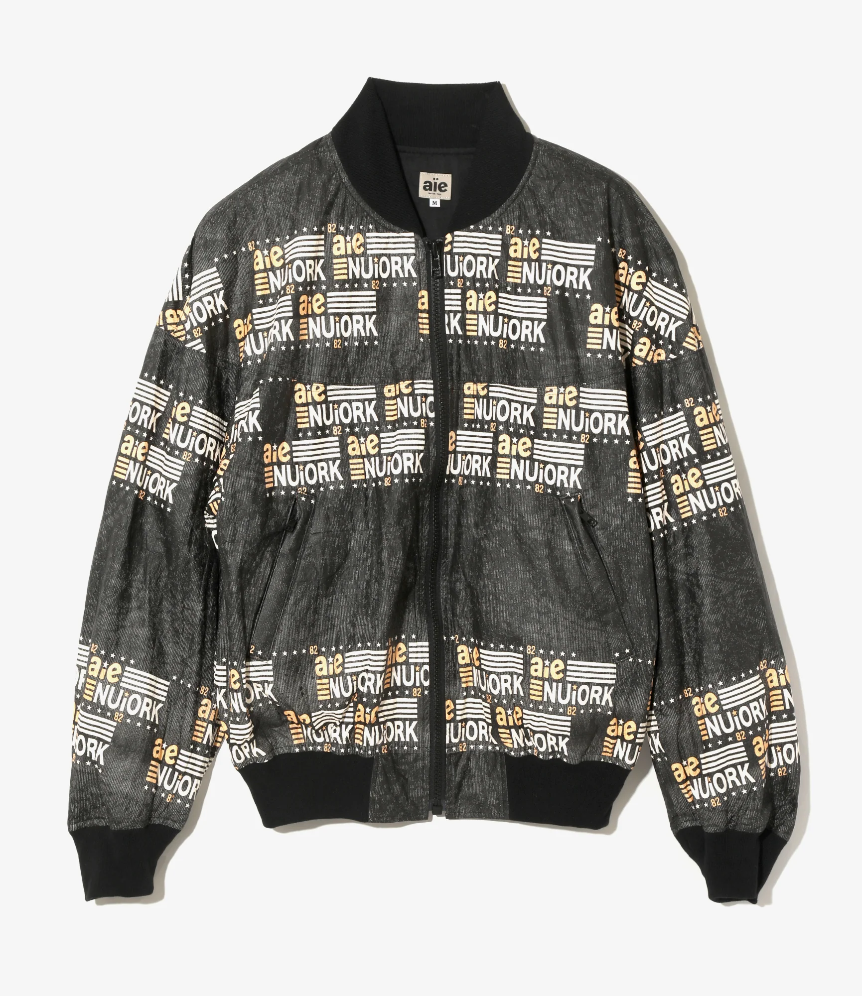 CPS Jacket - Black - aie Printed Tyvek