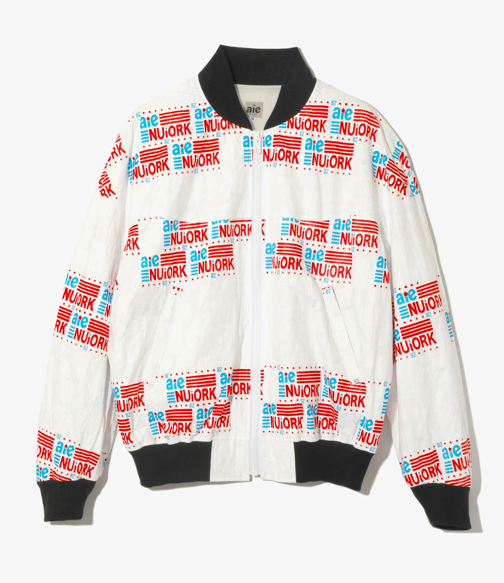 CPS Jacket - White - aie Printed Tyvek