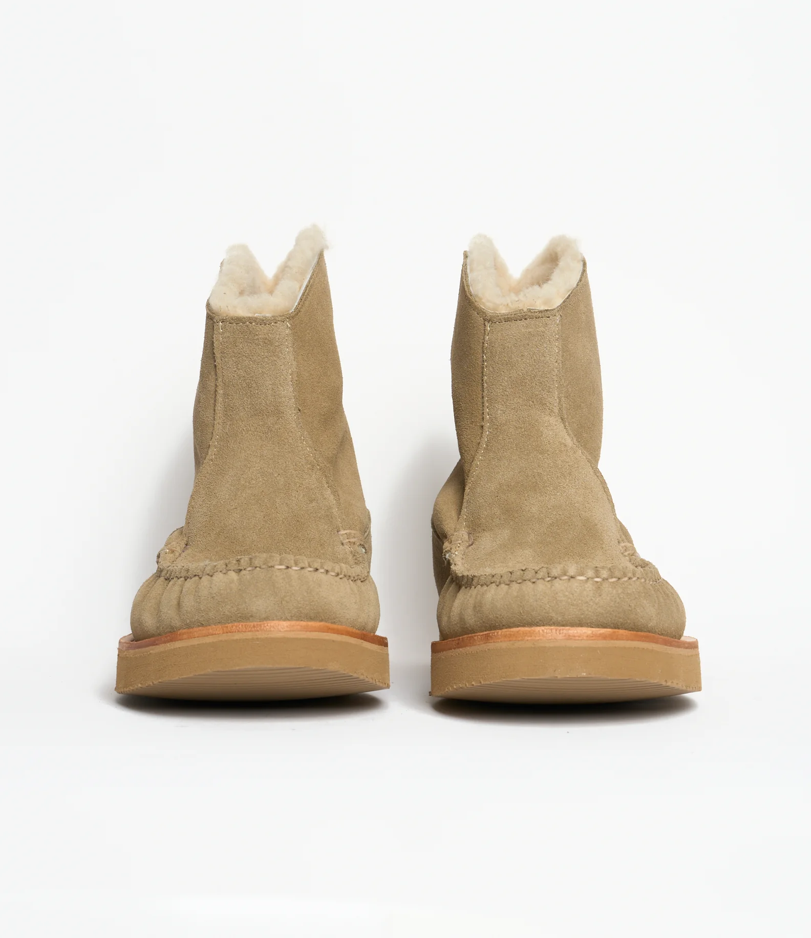 Engineered Garments x Easymoc - Surf Boot - Stone Suede