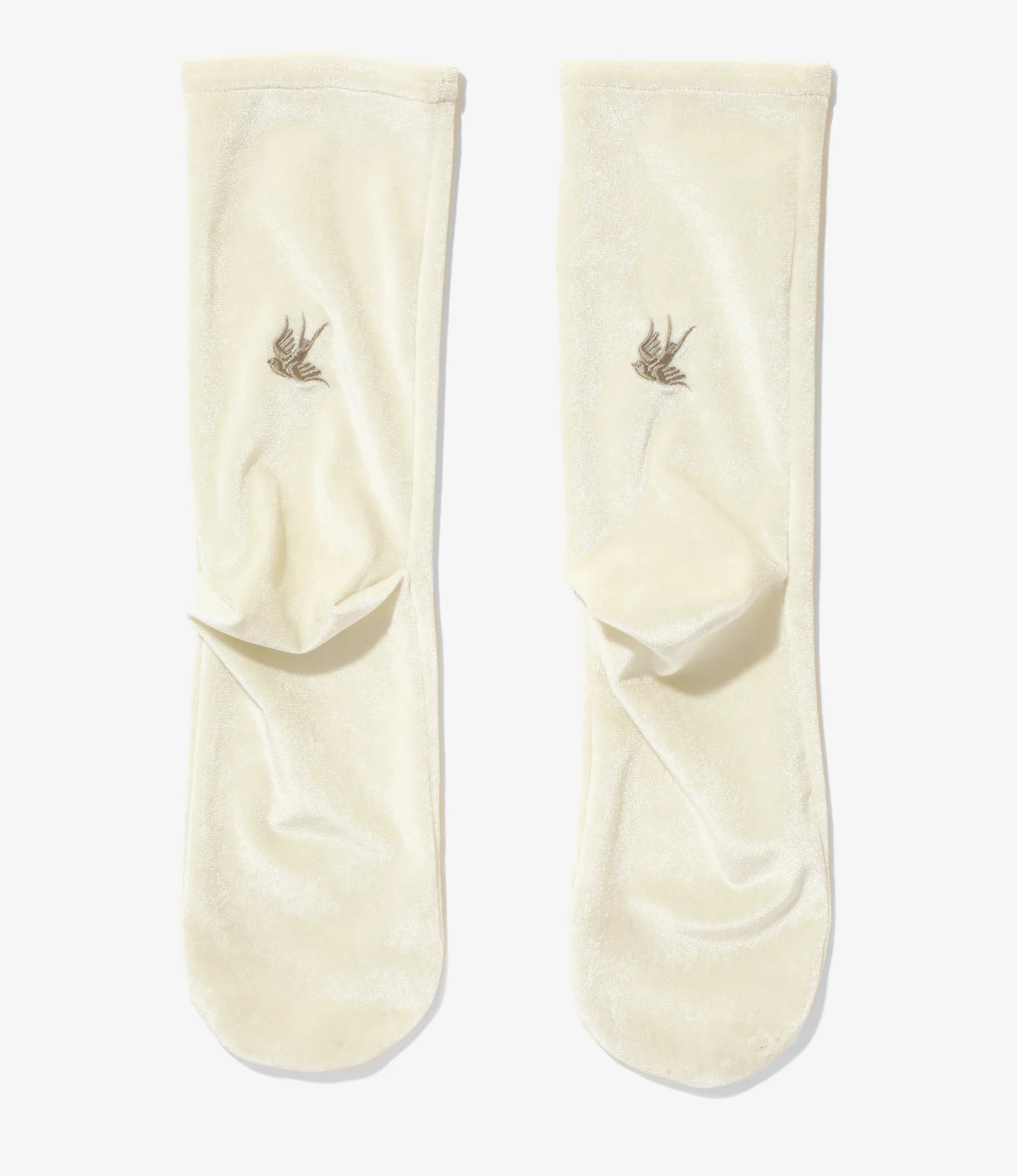Velvet Socks - White