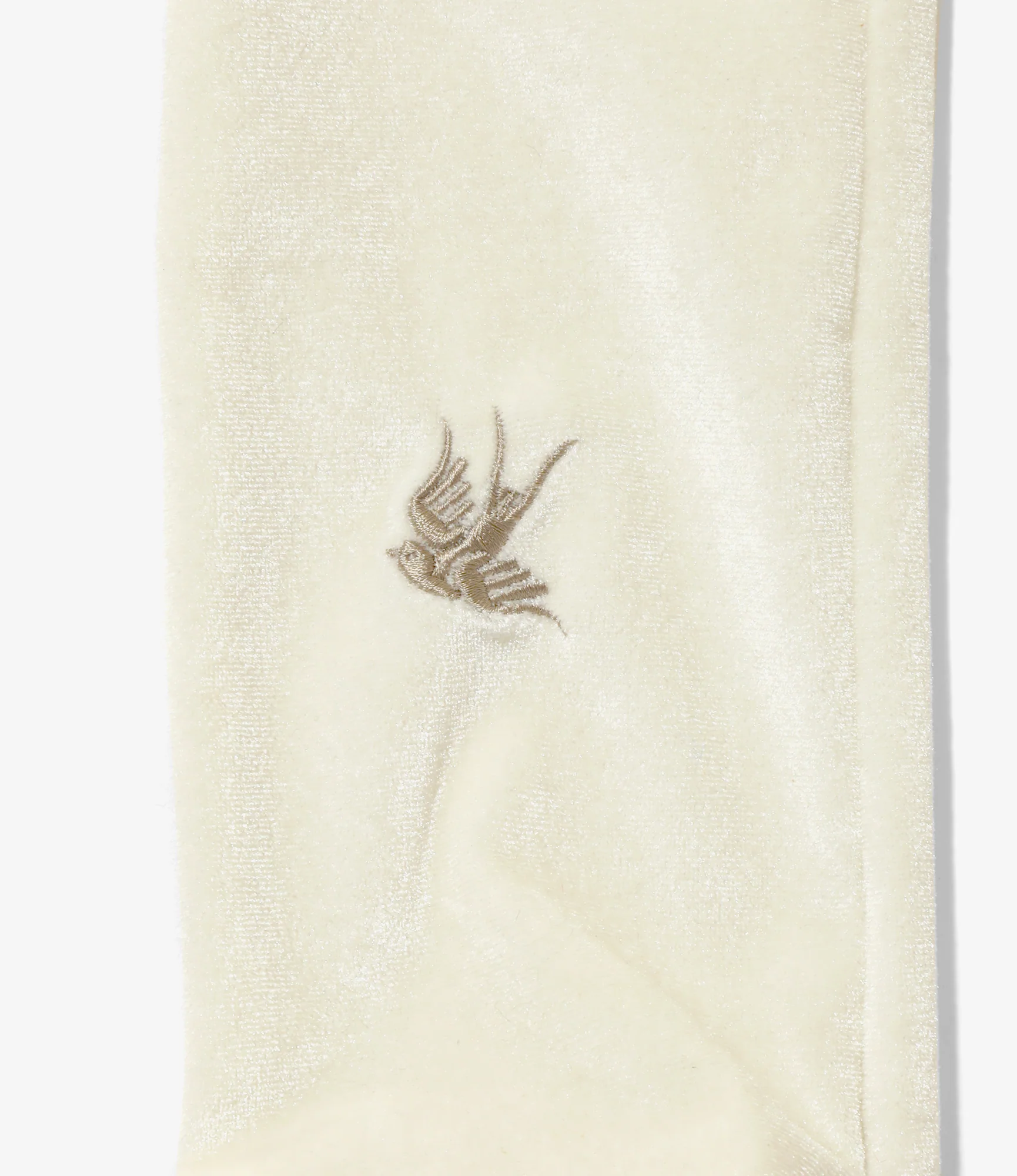 Velvet Socks - White