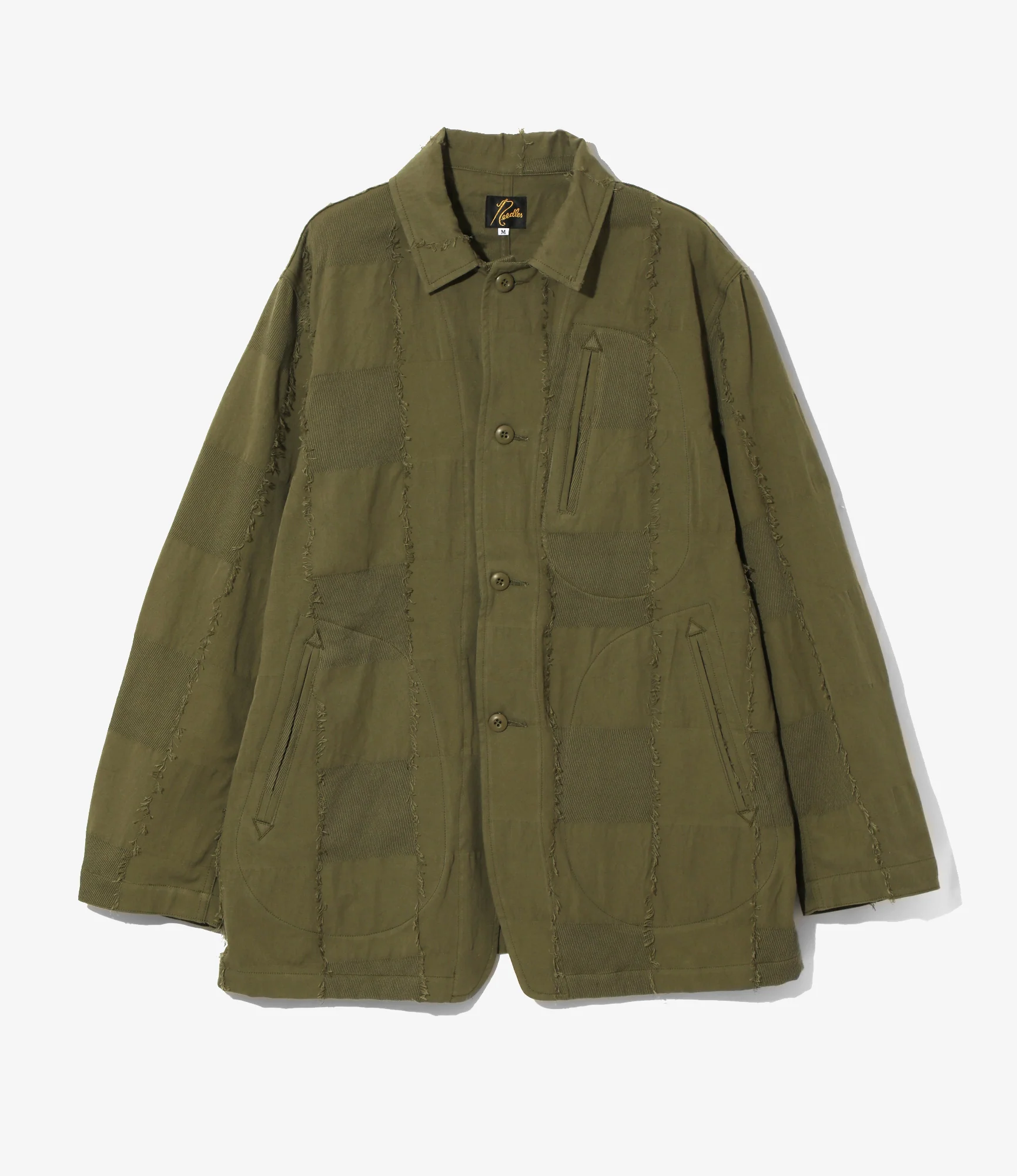 Arrow Jacket - Olive - Ripstop Cut Jacquard