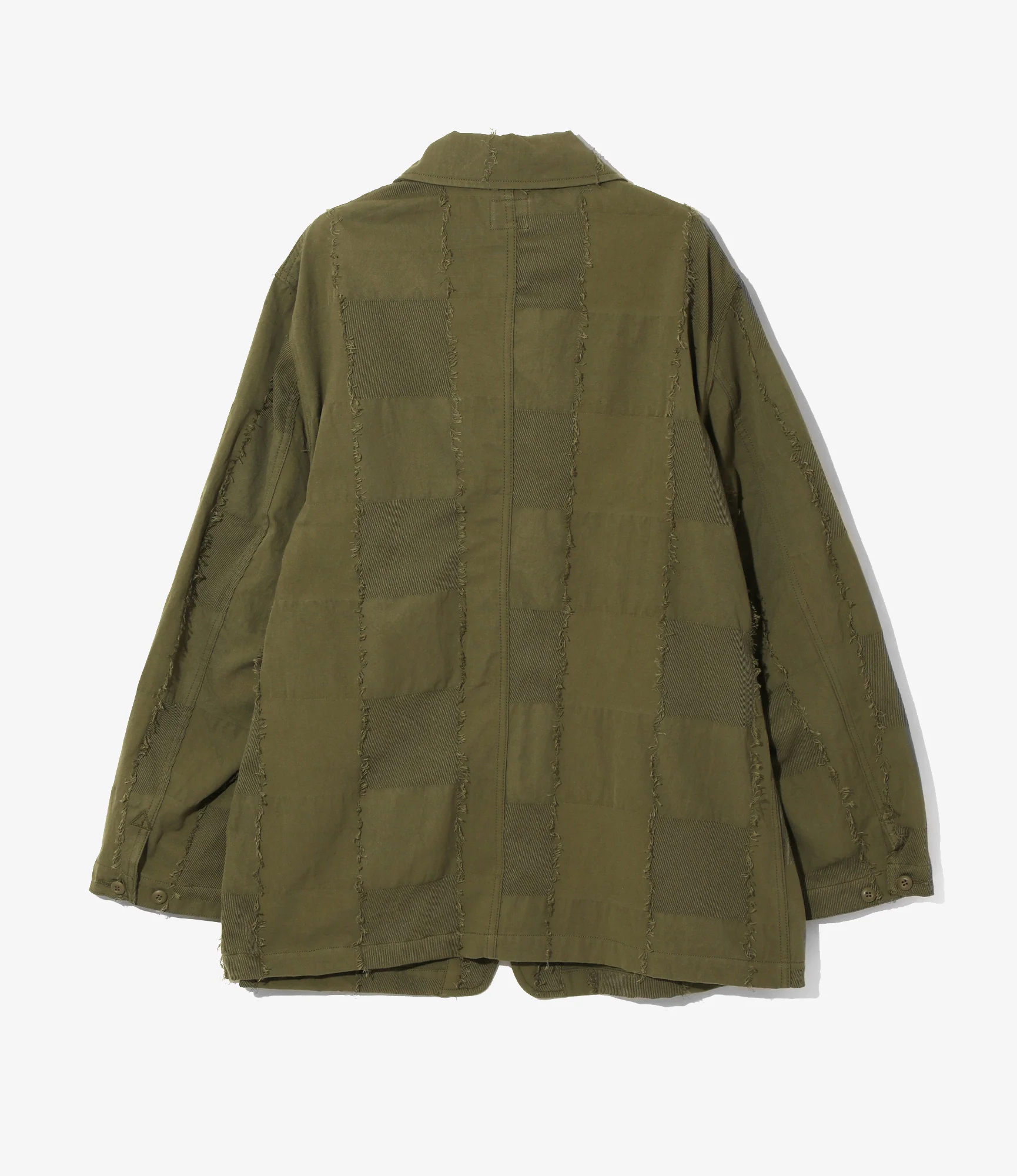 Arrow Jacket - Olive - Ripstop Cut Jacquard