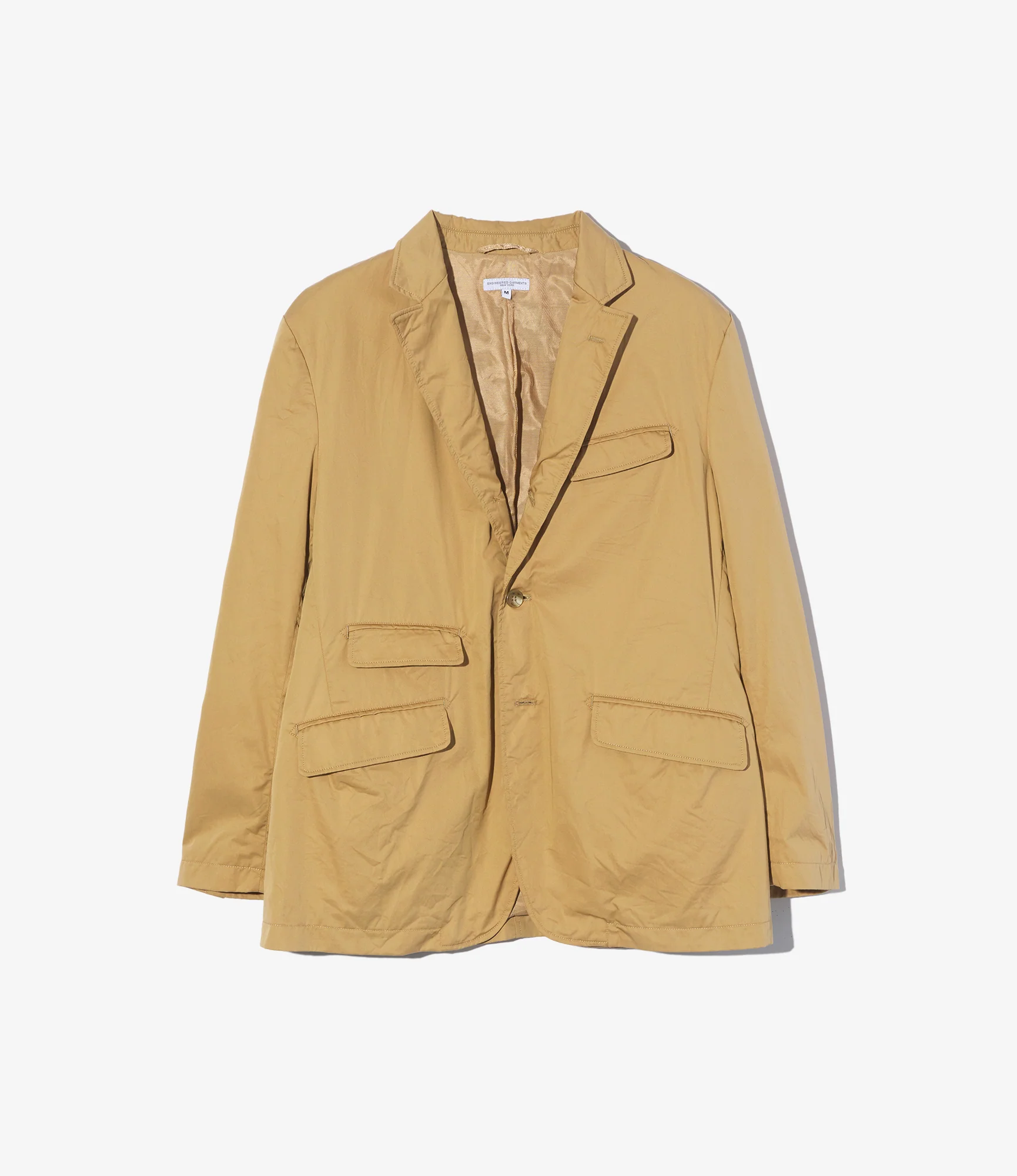 Andover Jacket - Khaki Cotton Superfine Poplin