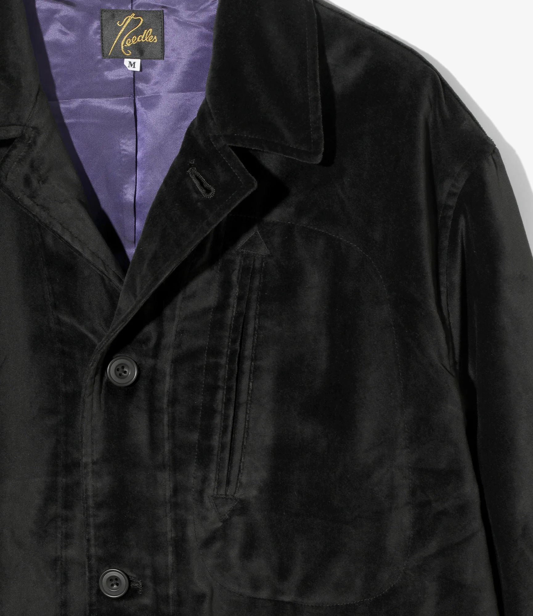 Arrow Jacket - Black - Velveteen
