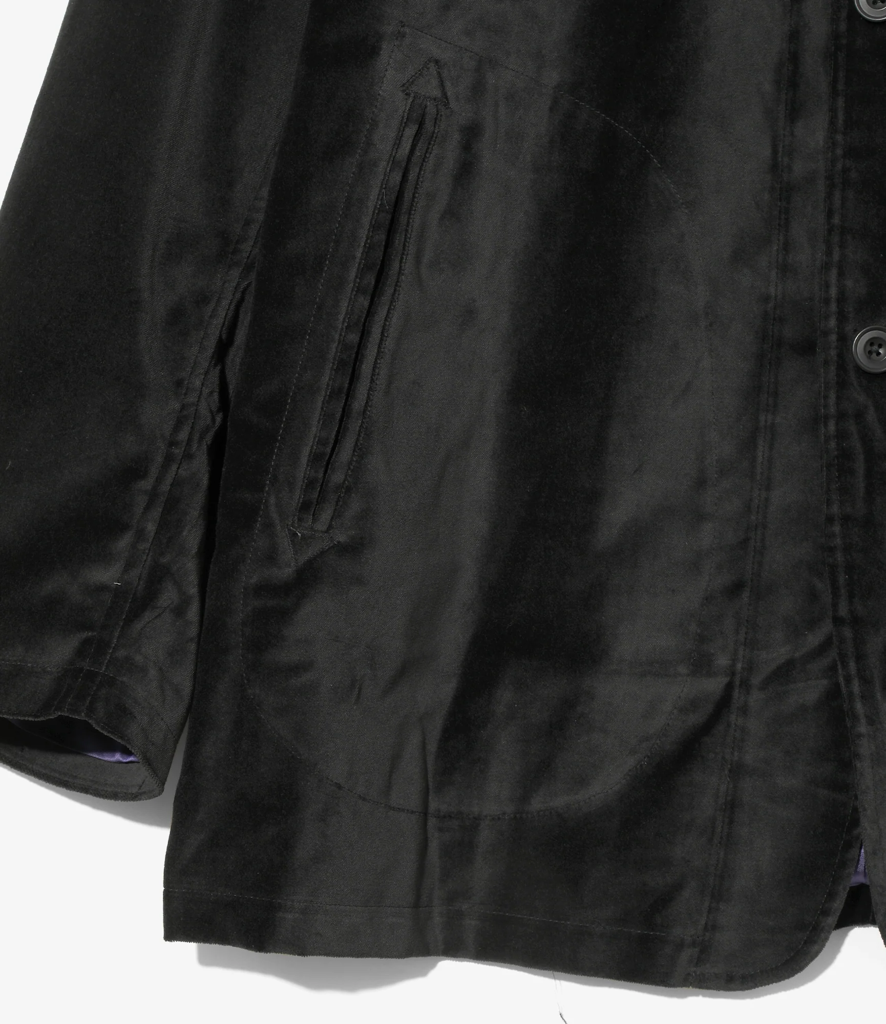 Arrow Jacket - Black - Velveteen 3 Arrow Jacket - Black - Velveteen